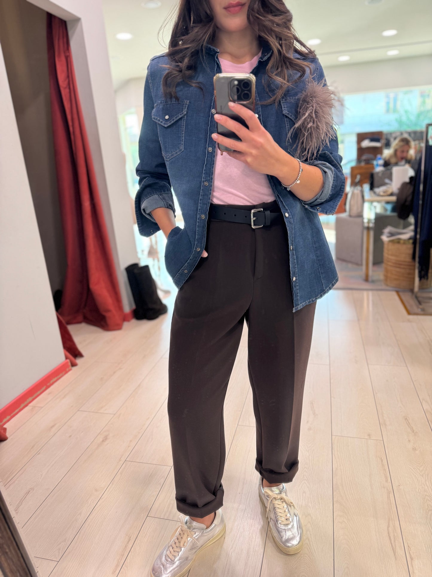 PANTALONE PUNTO MILANO MARRONE