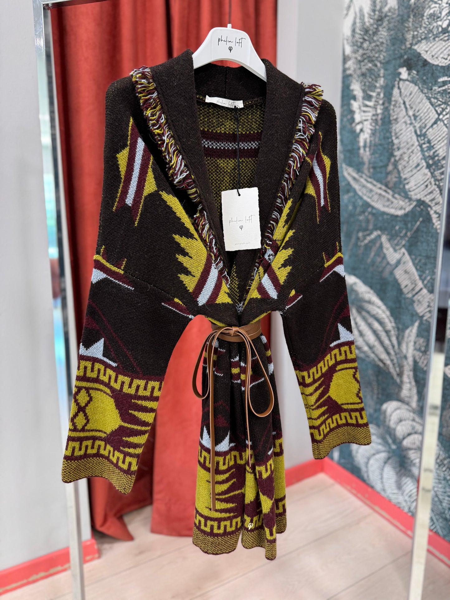 CARDIGAN JACQUARD PHILIA LOFT