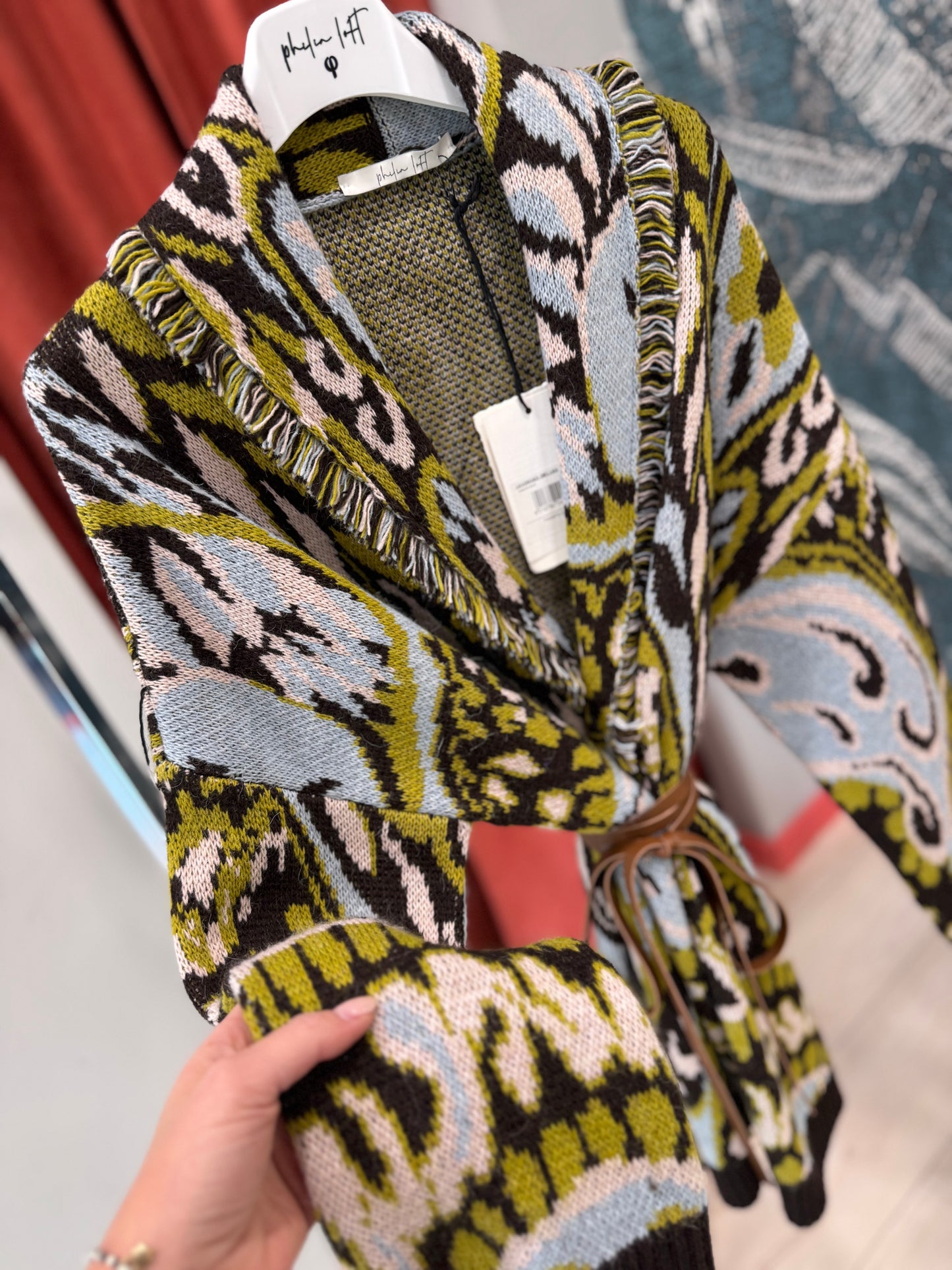 CARDIGAN JACQUARD PHILIA LOFT