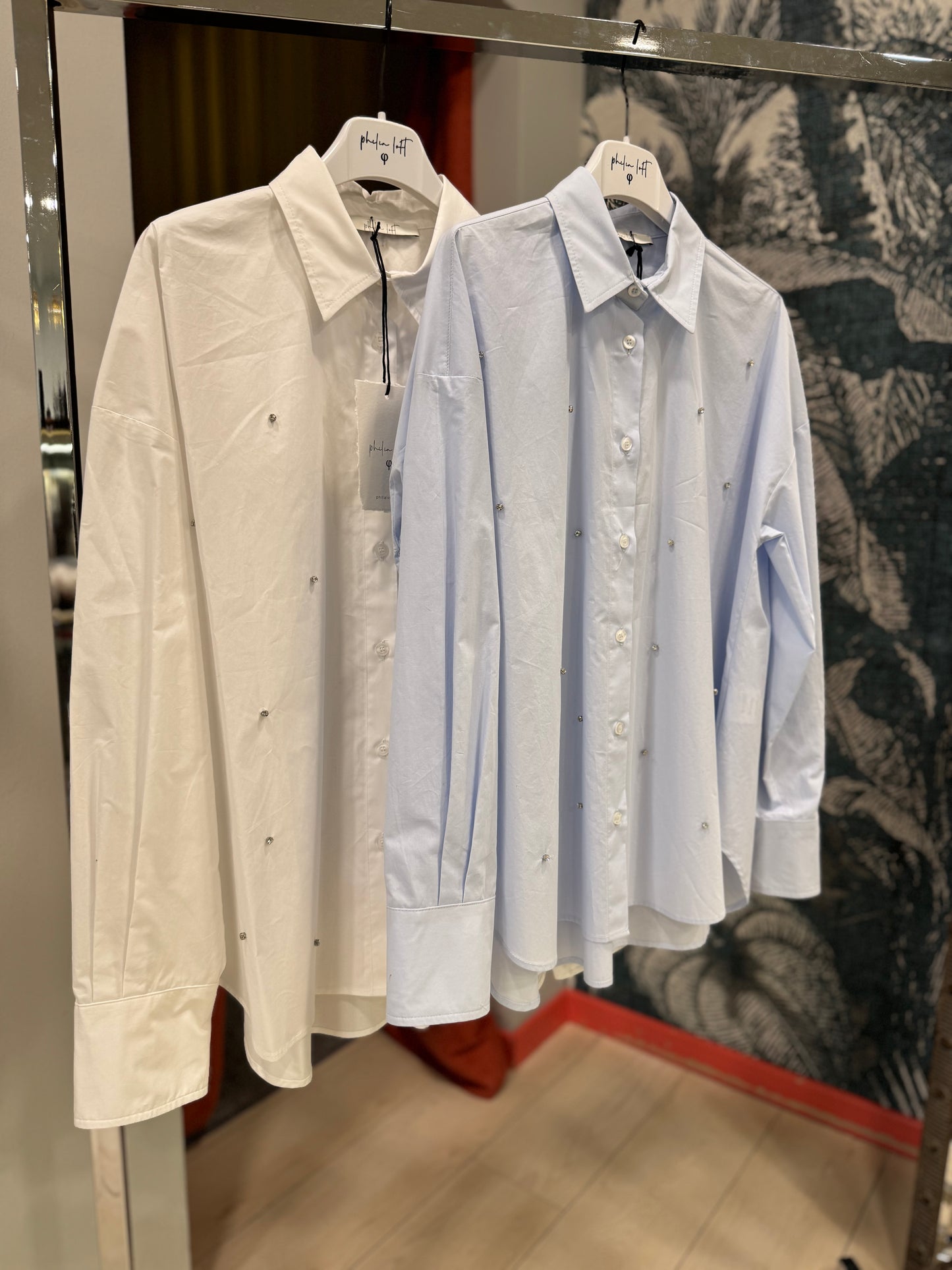 CAMICIA STRASS REGULAR FIT PHILIA LOFT