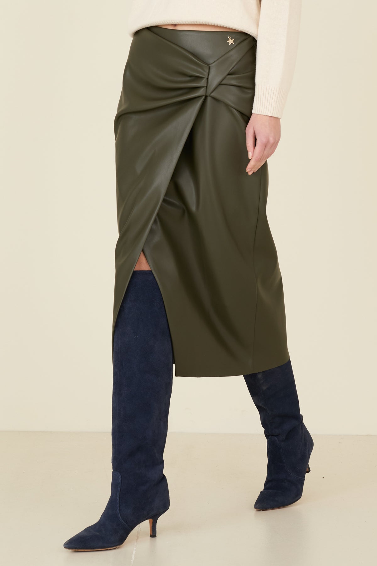 GONNA ECOPELLE CON RIPRESA SOUVENIR