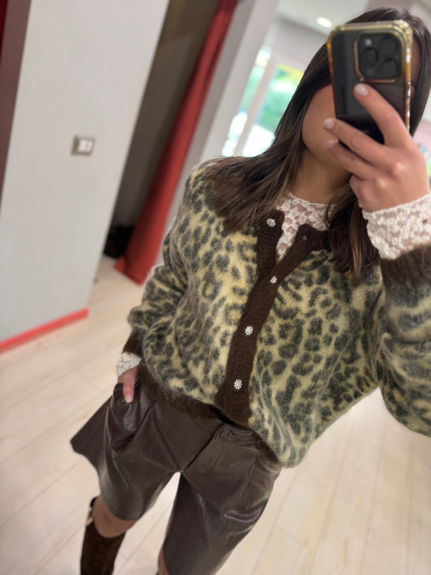 CARDIGAN MACULATO PHILIALOFT