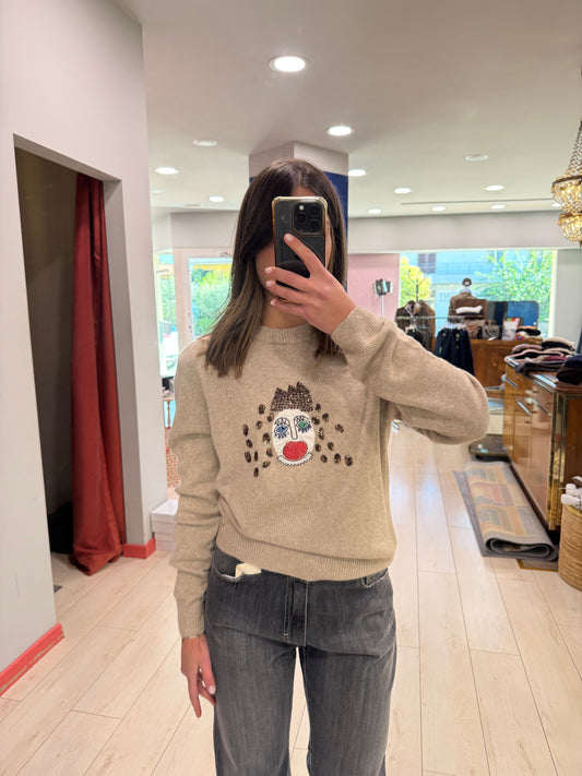 PULL RICAMO PAILLETTES SOUVENIR