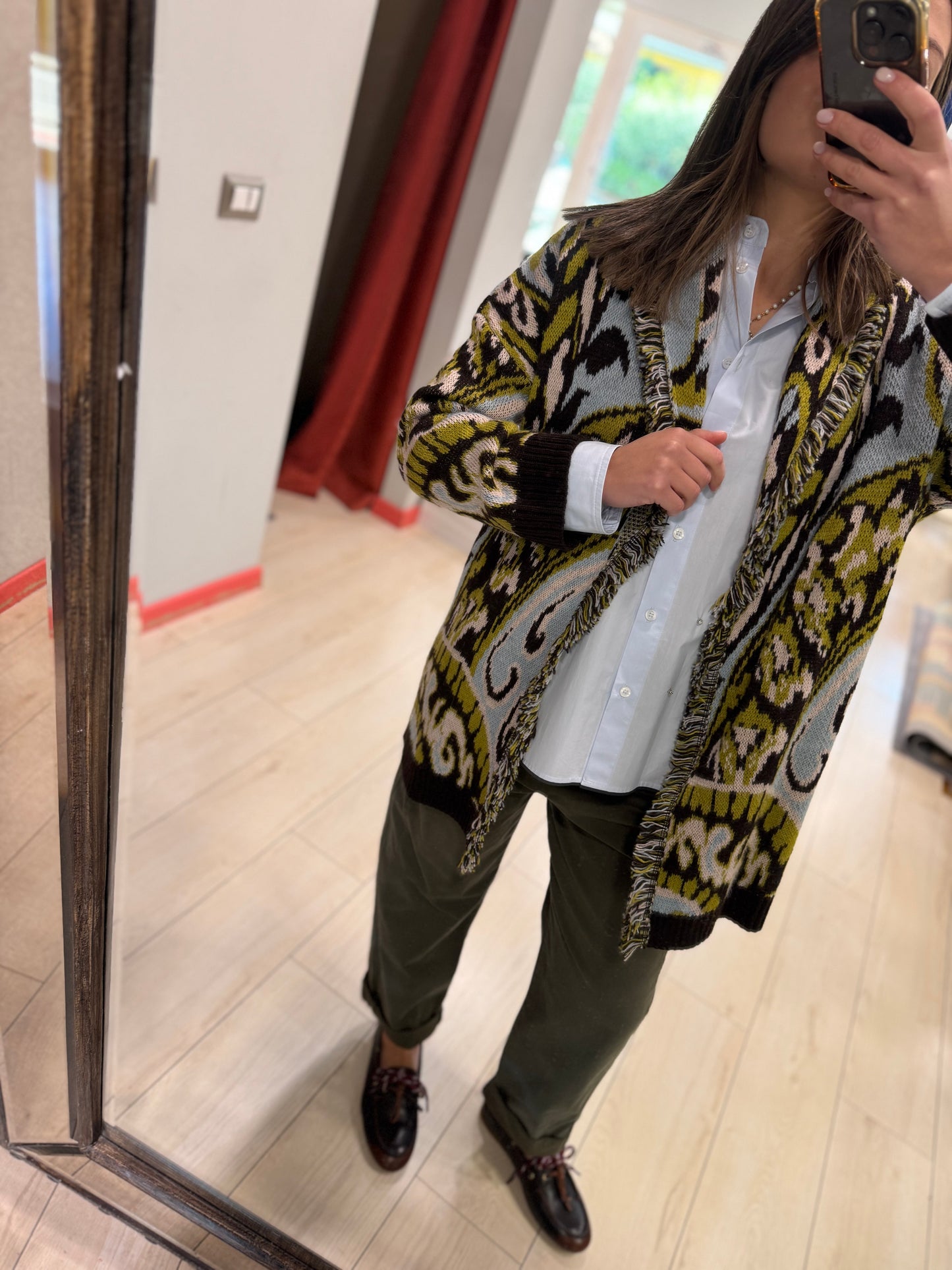 CARDIGAN JACQUARD PHILIA LOFT