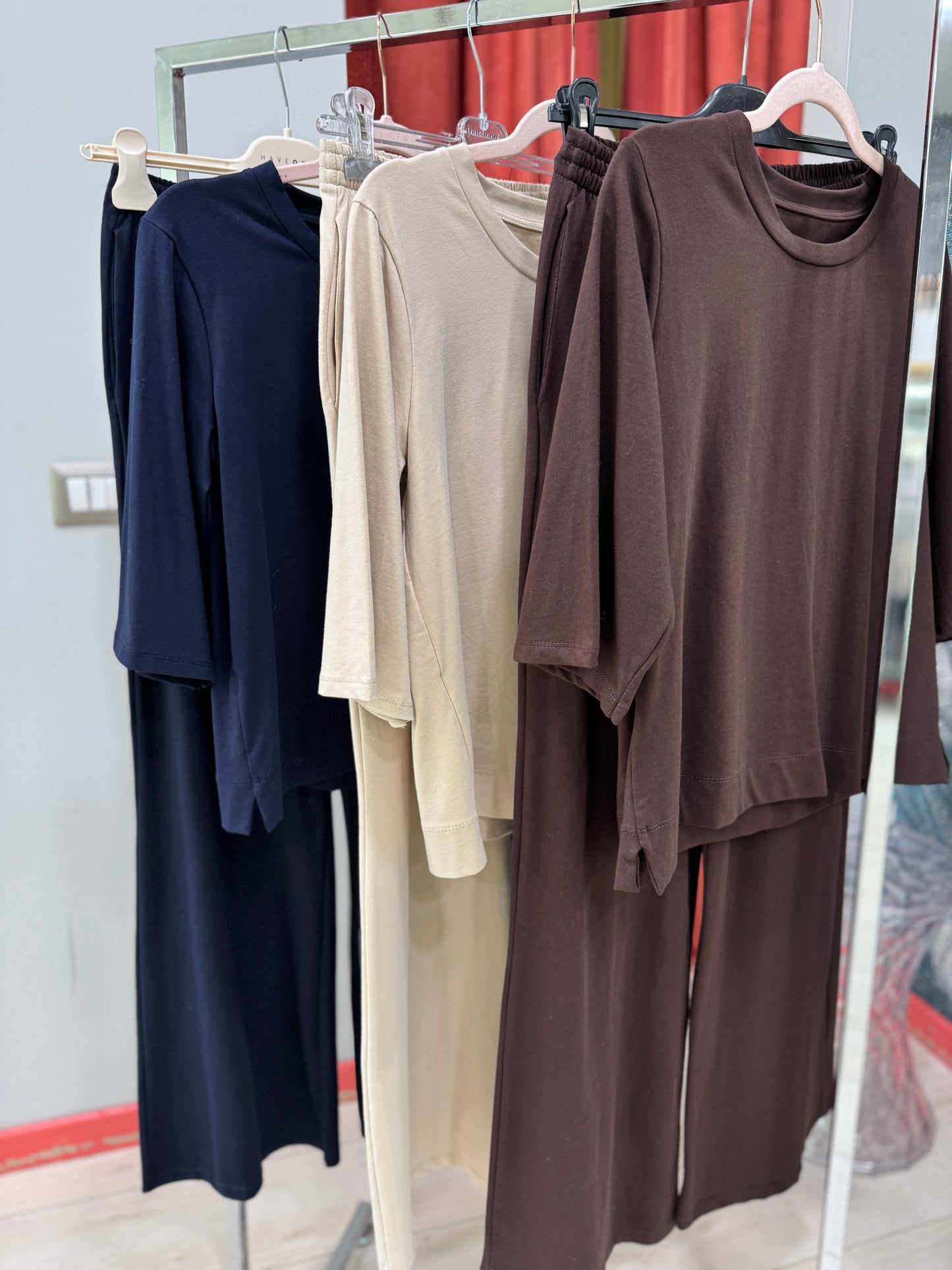 COMPLETO IN COTONE ELASTICIZZATO DONTWAIT