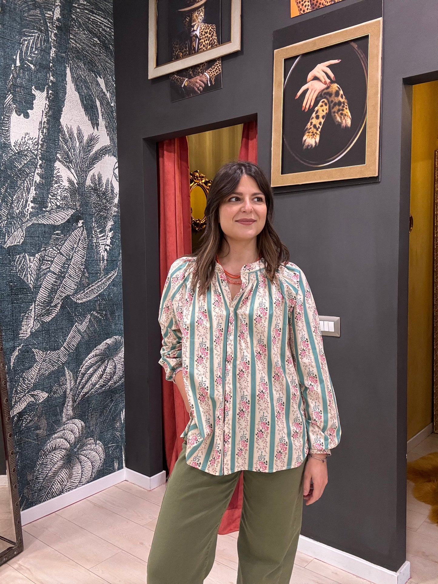 CAMICIA IN FANTASIA COTONE DONTWAIT