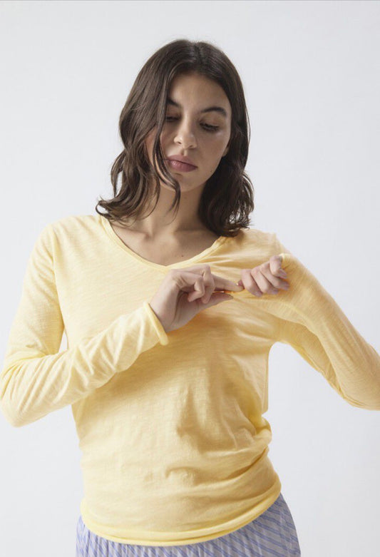 TSHIRT A V MANICA LUNGA JACKSONVILLE AMERICANVINTAGE