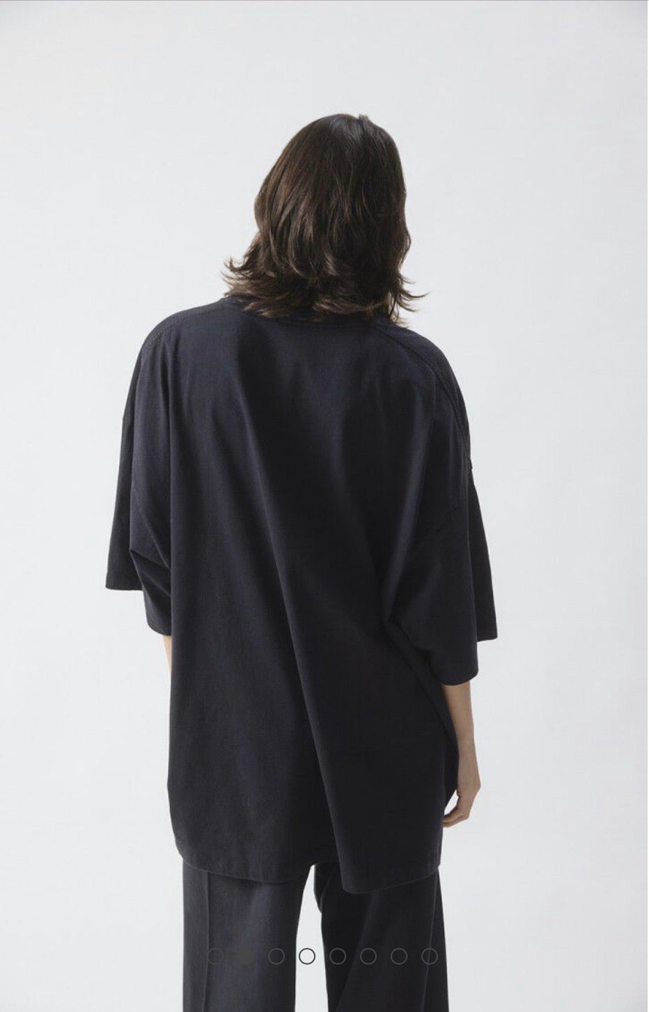 TSHIRT MANICA 3/4 NERA AMERICANVINTAGE