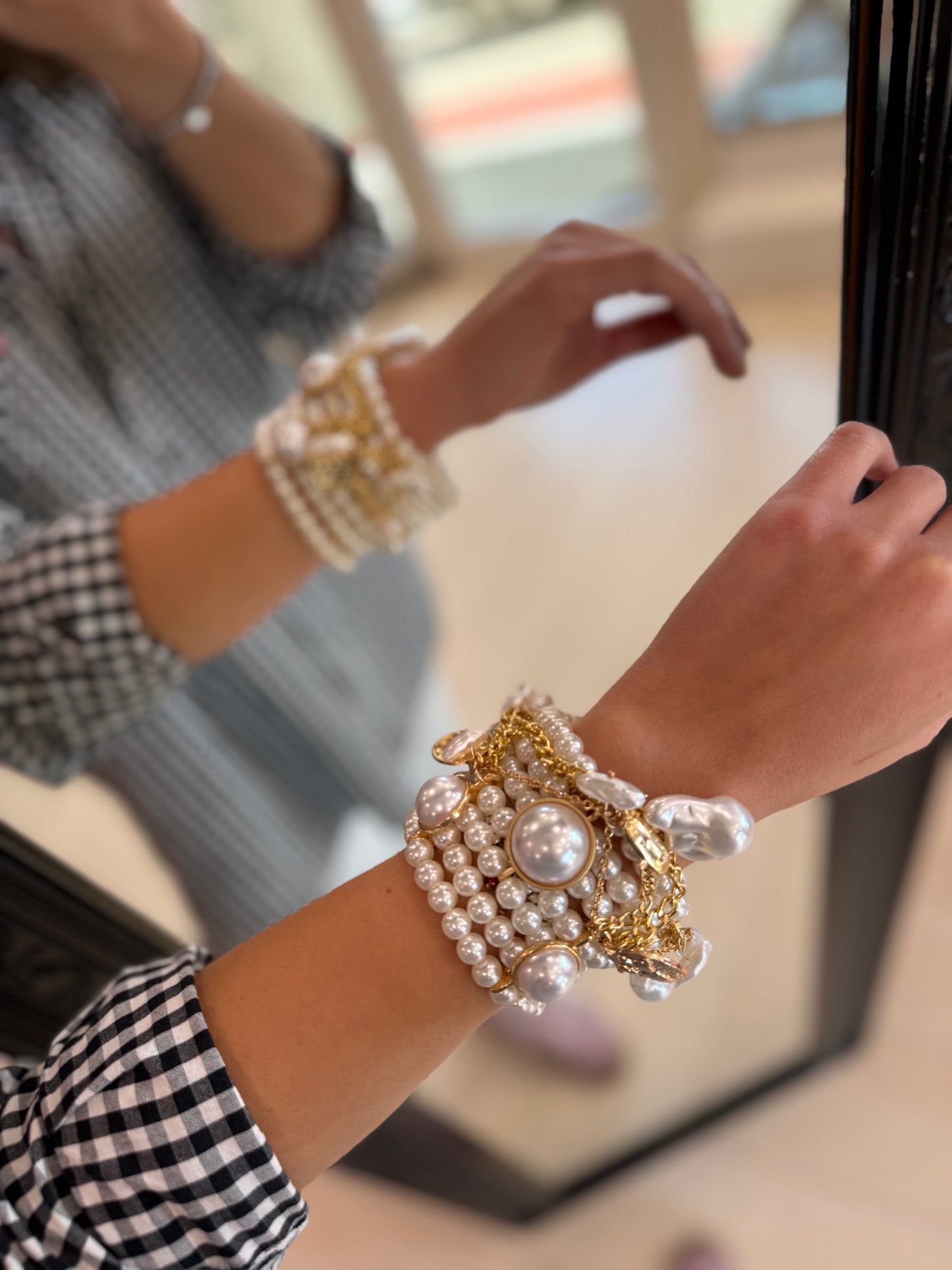 MAXI BRACCIALE PERLE DONTWAIT