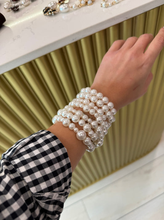 MAXI BRACCIALE PERLE DONTWAIT