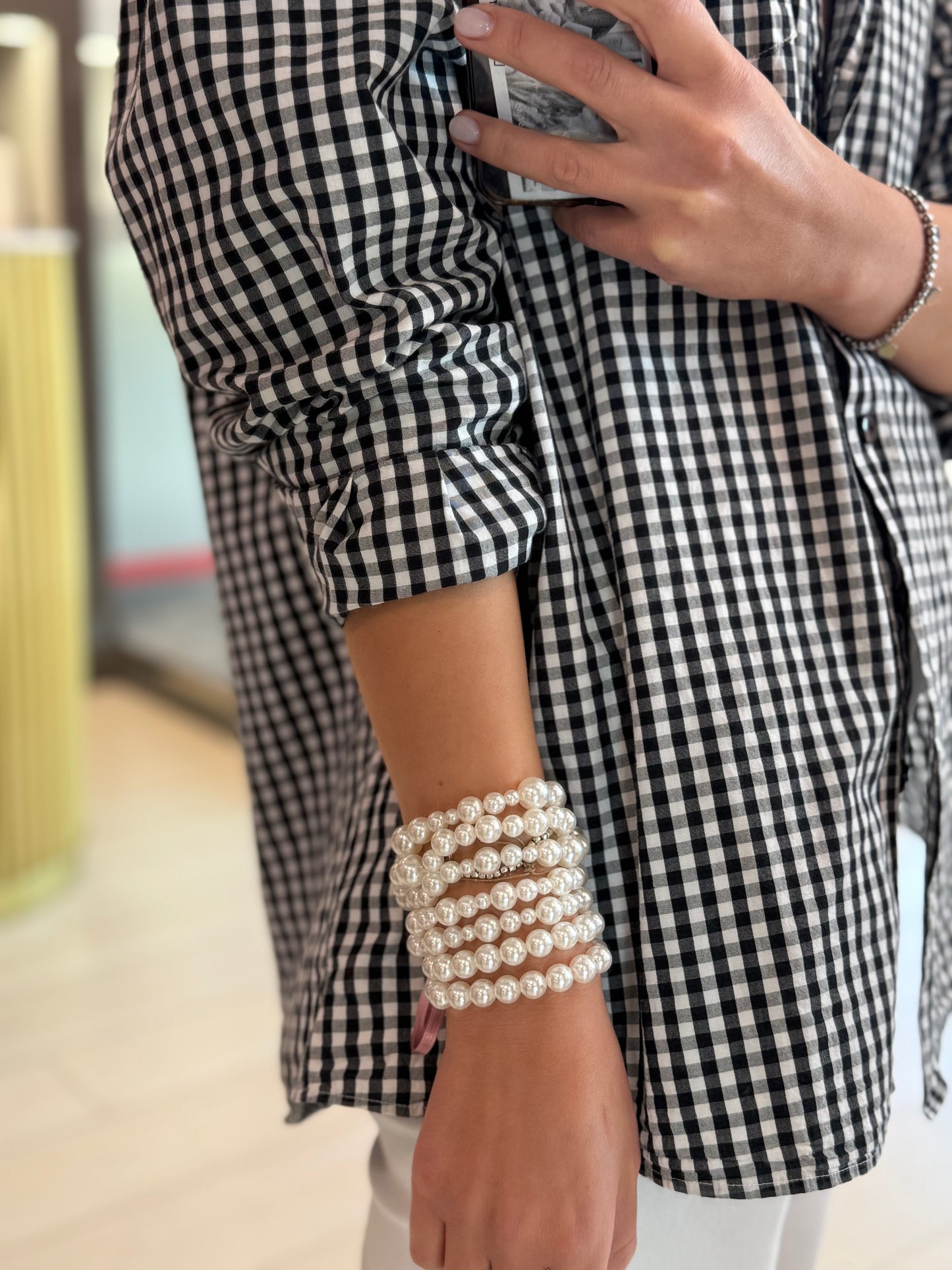 MAXI BRACCIALE PERLE DONTWAIT