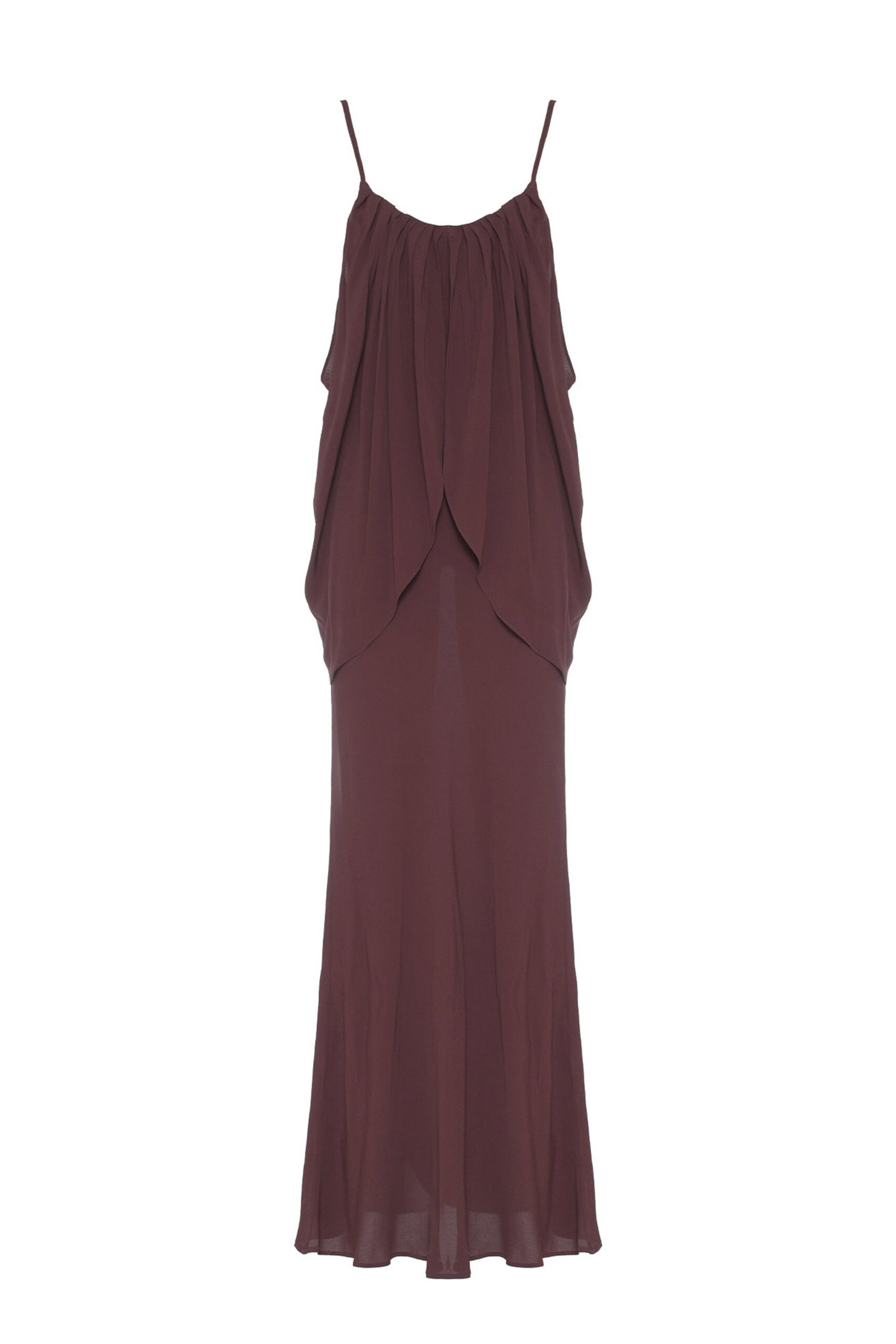 MAXI ABITO CON MANTELLA SOALLURE