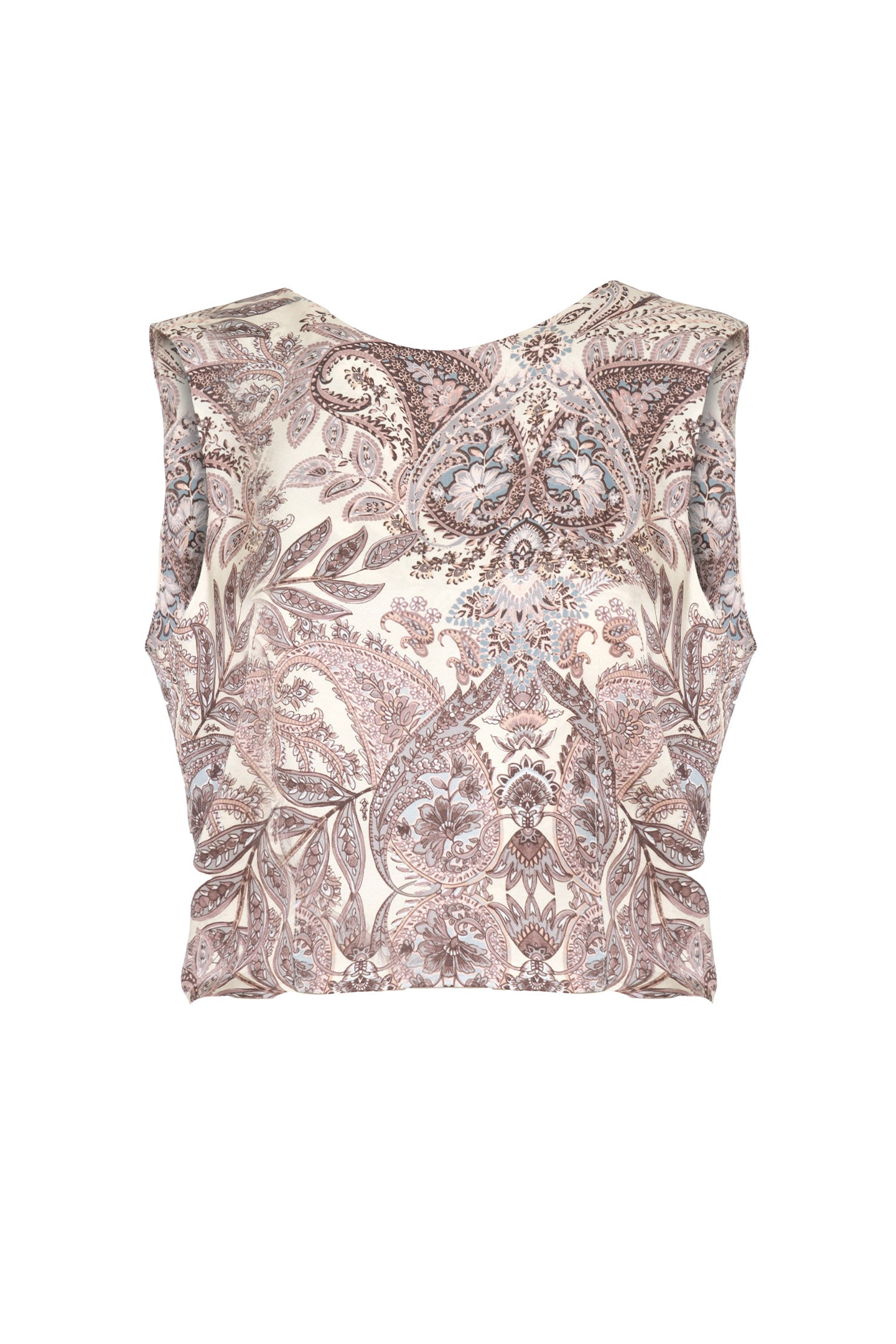 TOP CROP MOTIVO PAISLEY SOALLURE