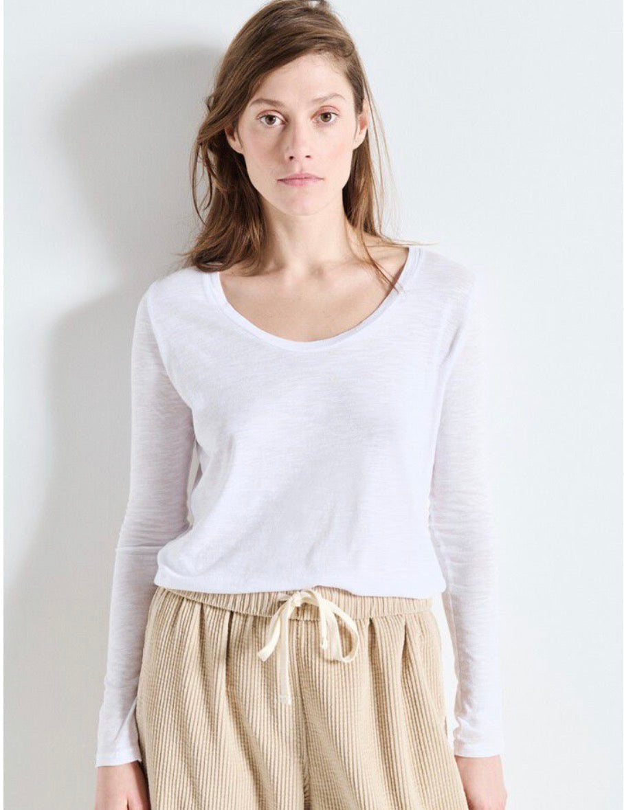 TSHIRT SCOLLO TONDO JACKSONVILLE MANICA LUNGA AMERICANVINTAGE