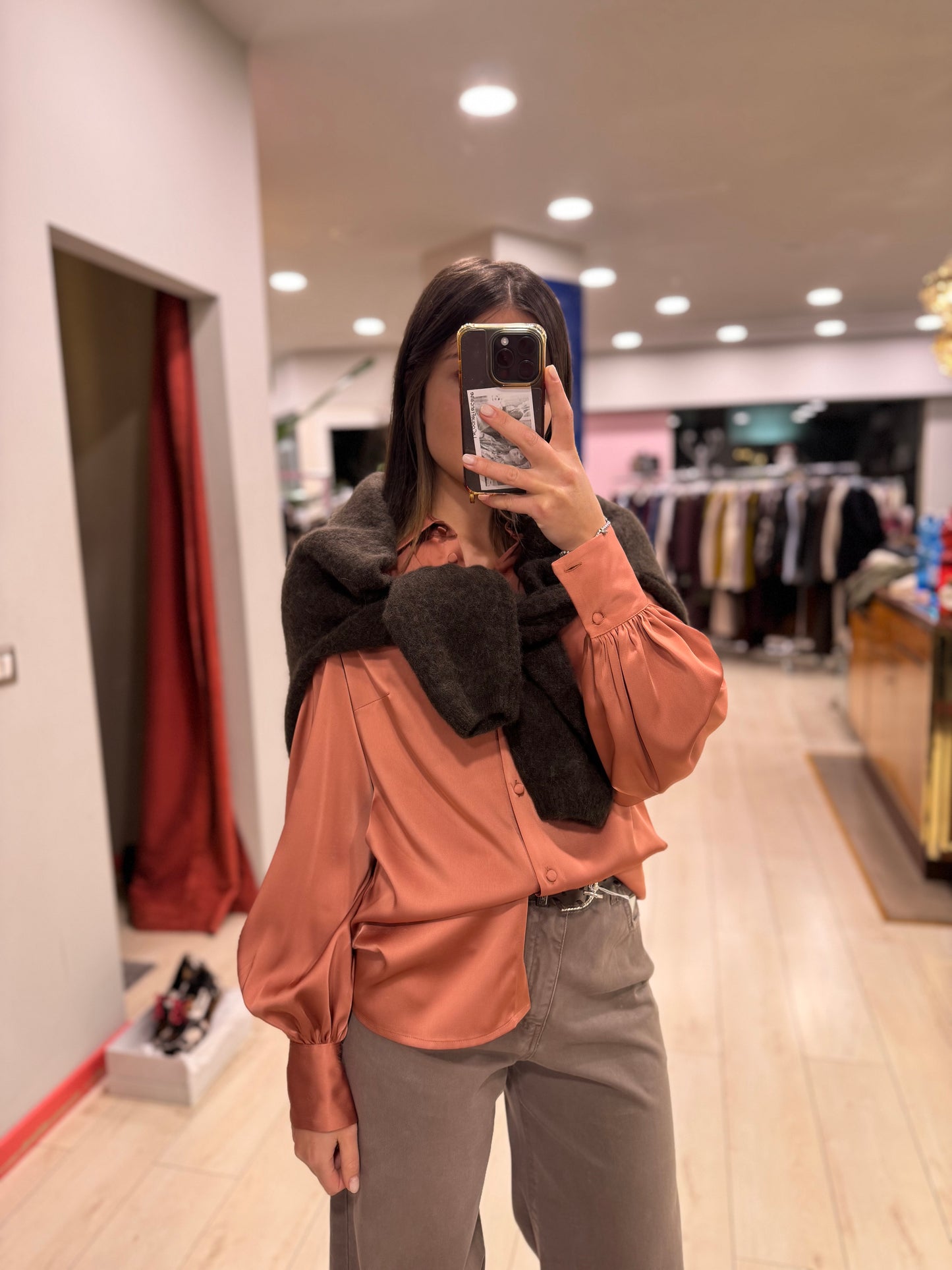 CAMICIA IN RASO SILENCE LIMITED