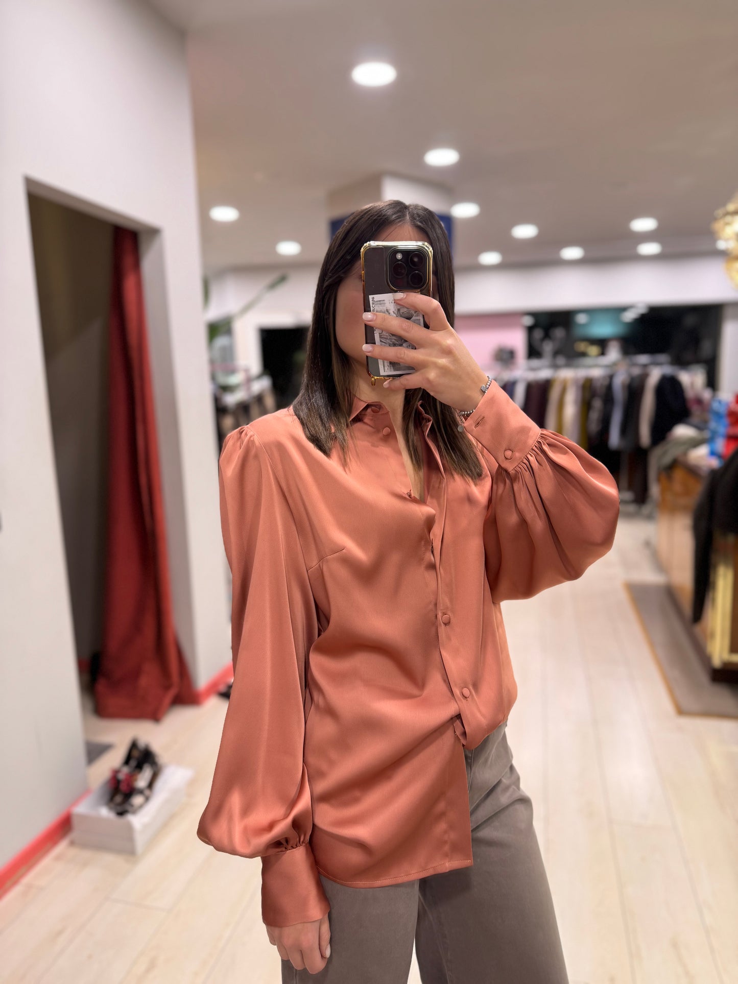 CAMICIA IN RASO SILENCE LIMITED