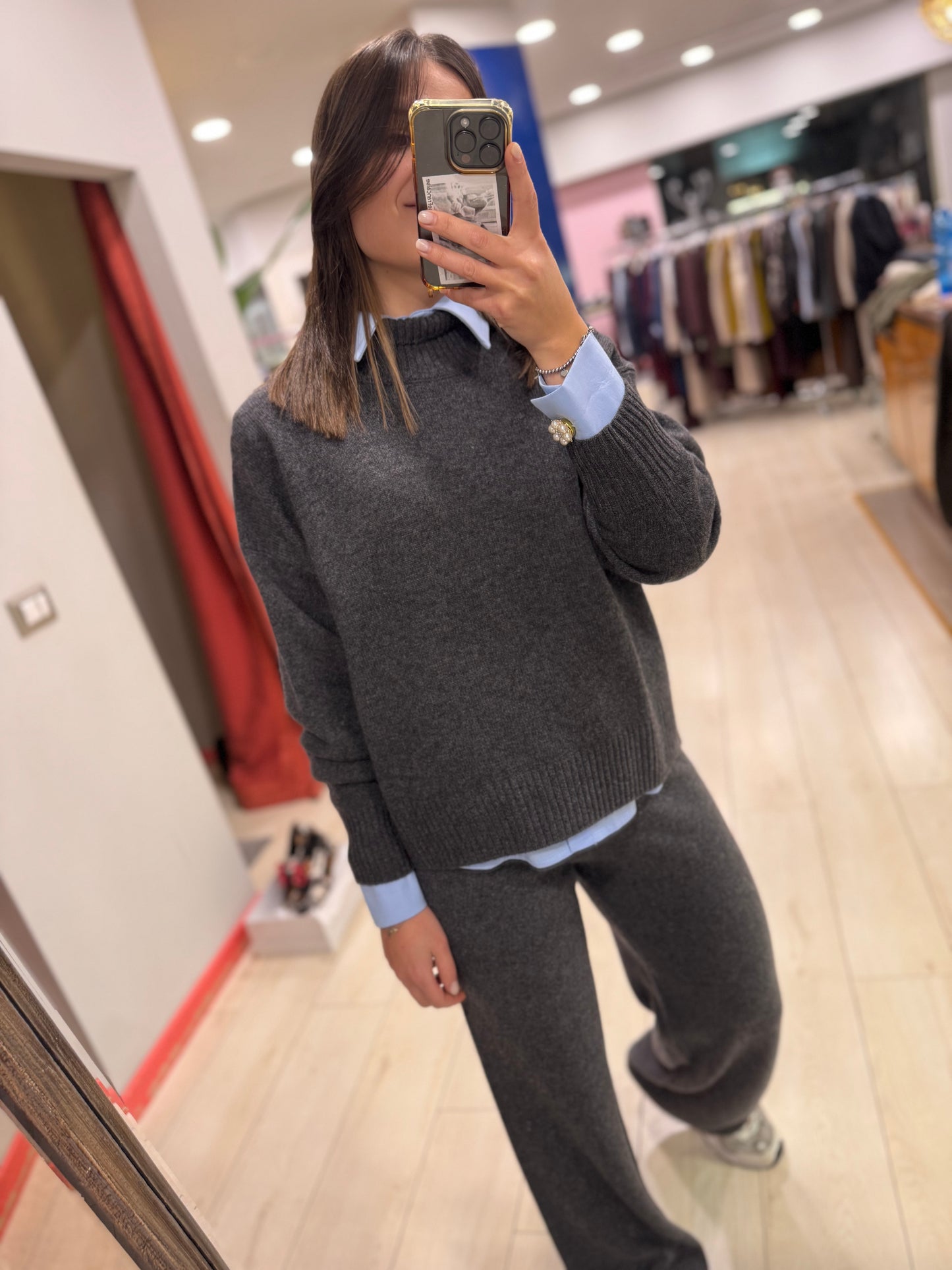 PANTALONE IN LANA TENSIONEIN