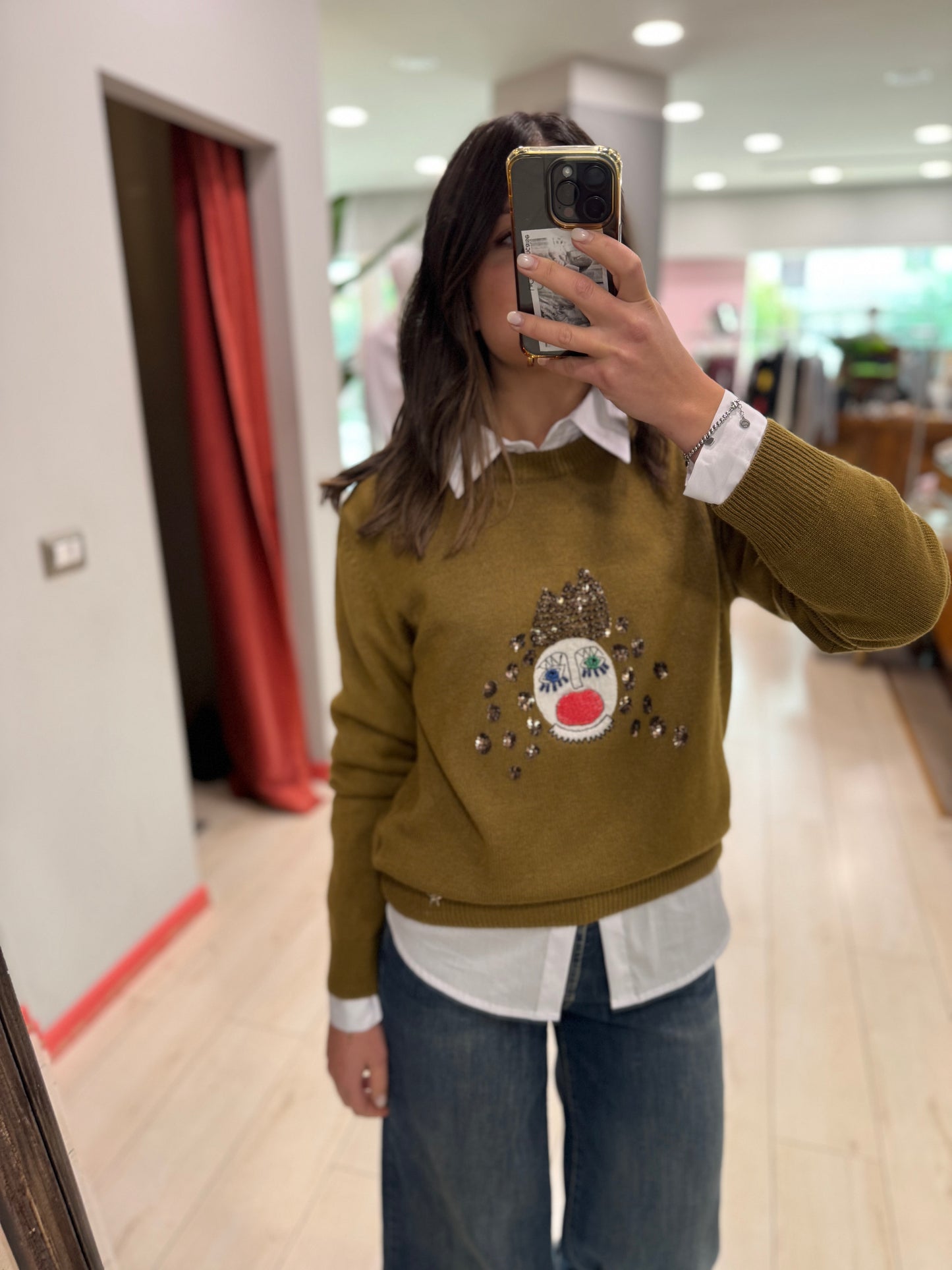 PULL RICAMO PAILLETTES SOUVENIR