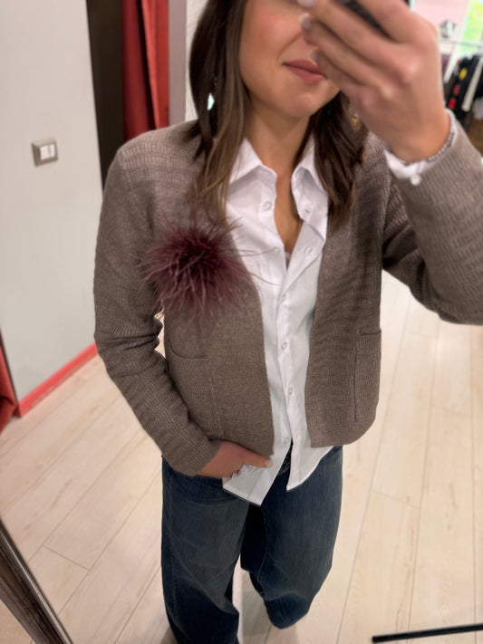 CARDIGAN TASCHE DONTWAIT