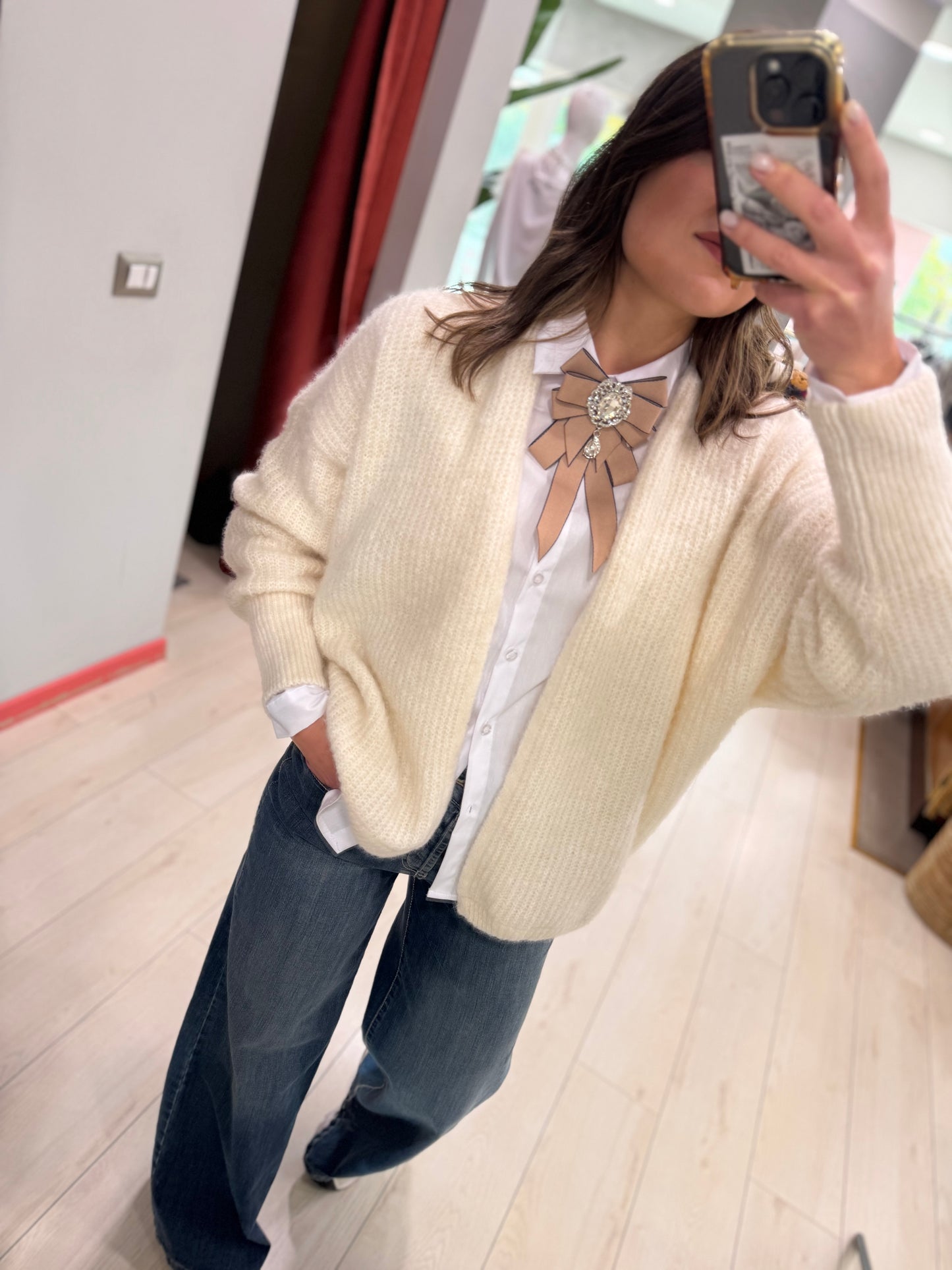 CARDIGAN MORBIDO AMERICAN VINTAGE