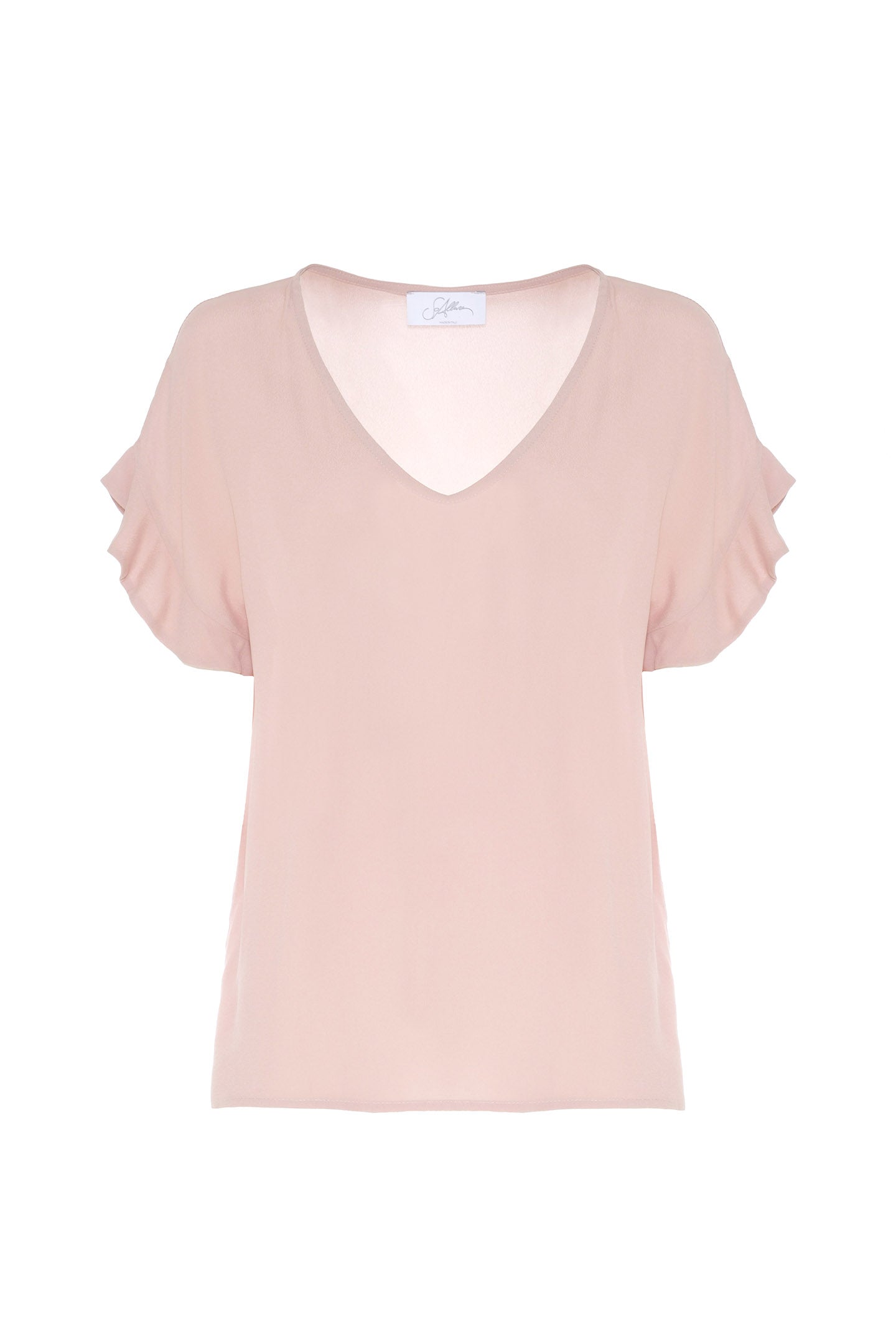 BLUSA SCOLLO AMPIO VISCOSA SOALLURE
