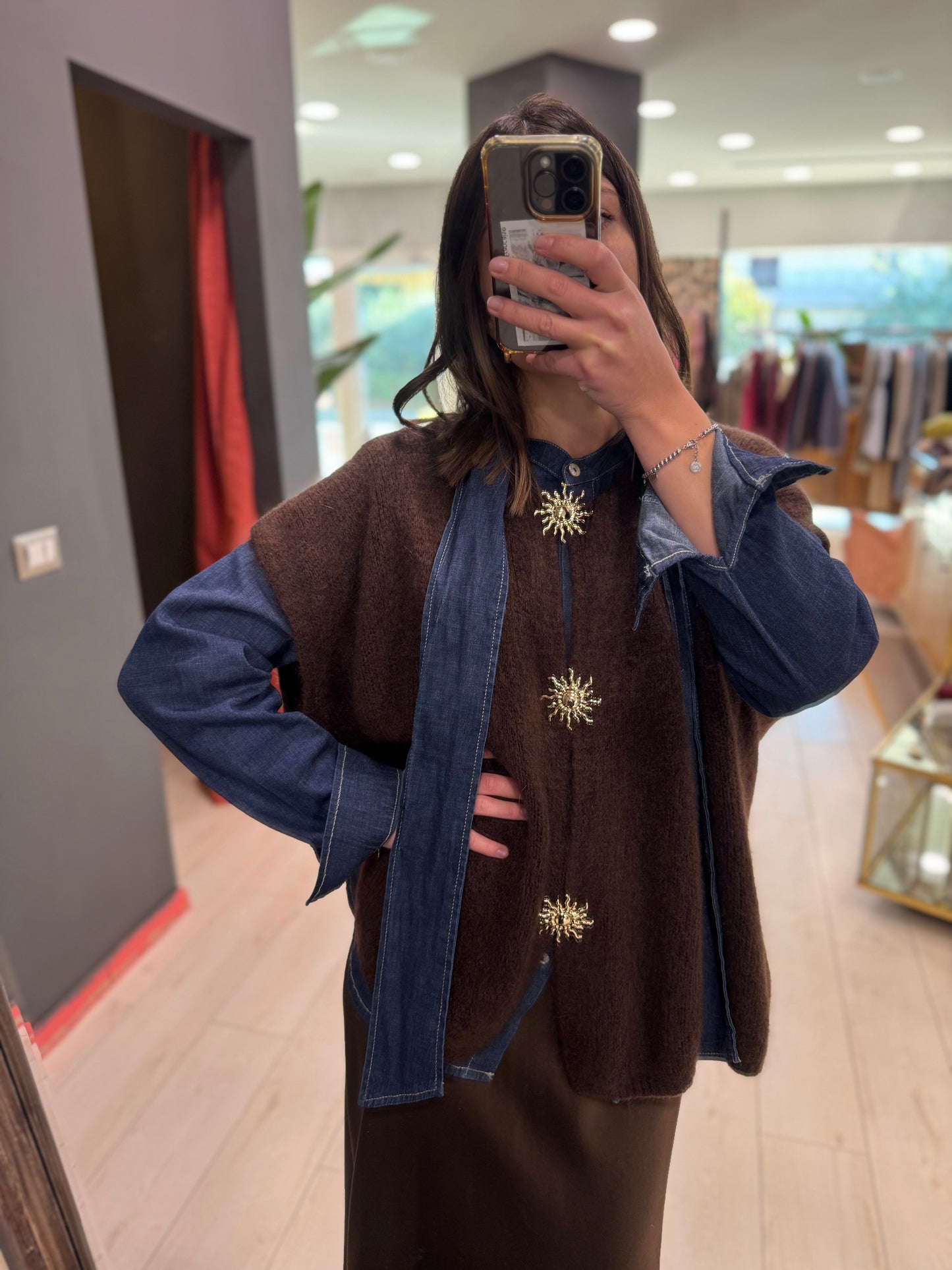 GILET BOTTONI GIOIELLO DONTWAIT