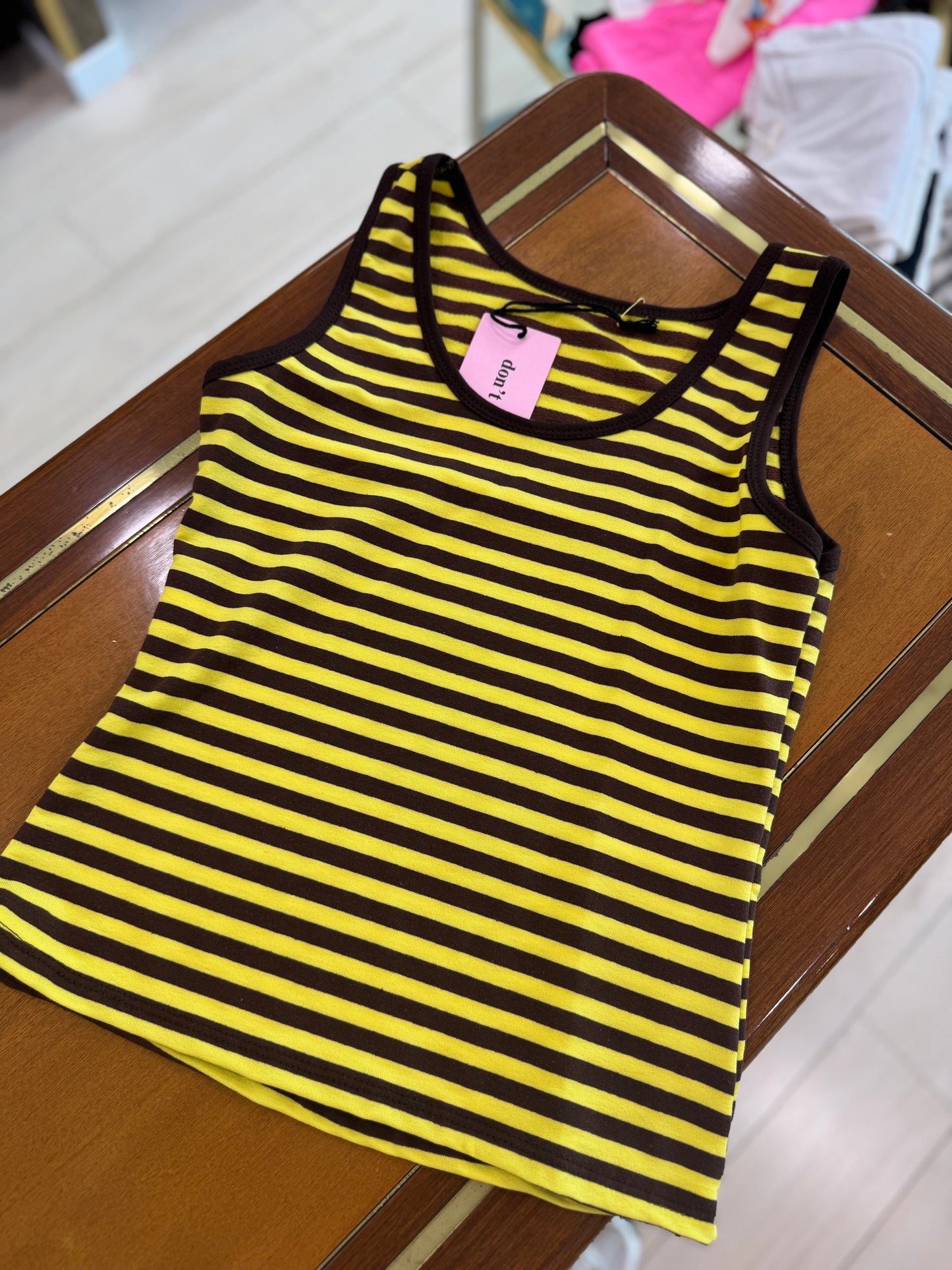 CANOTTA ‘RIGHE’|più colori DONTWAIT