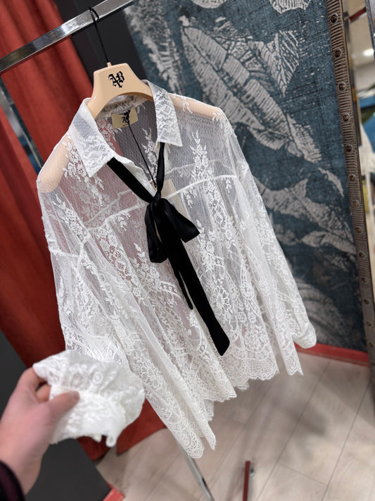 CAMICIA PIZZO ANIYEBY