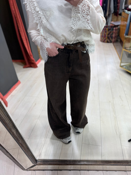 JEANS WIDE LEG MORO MOTEL