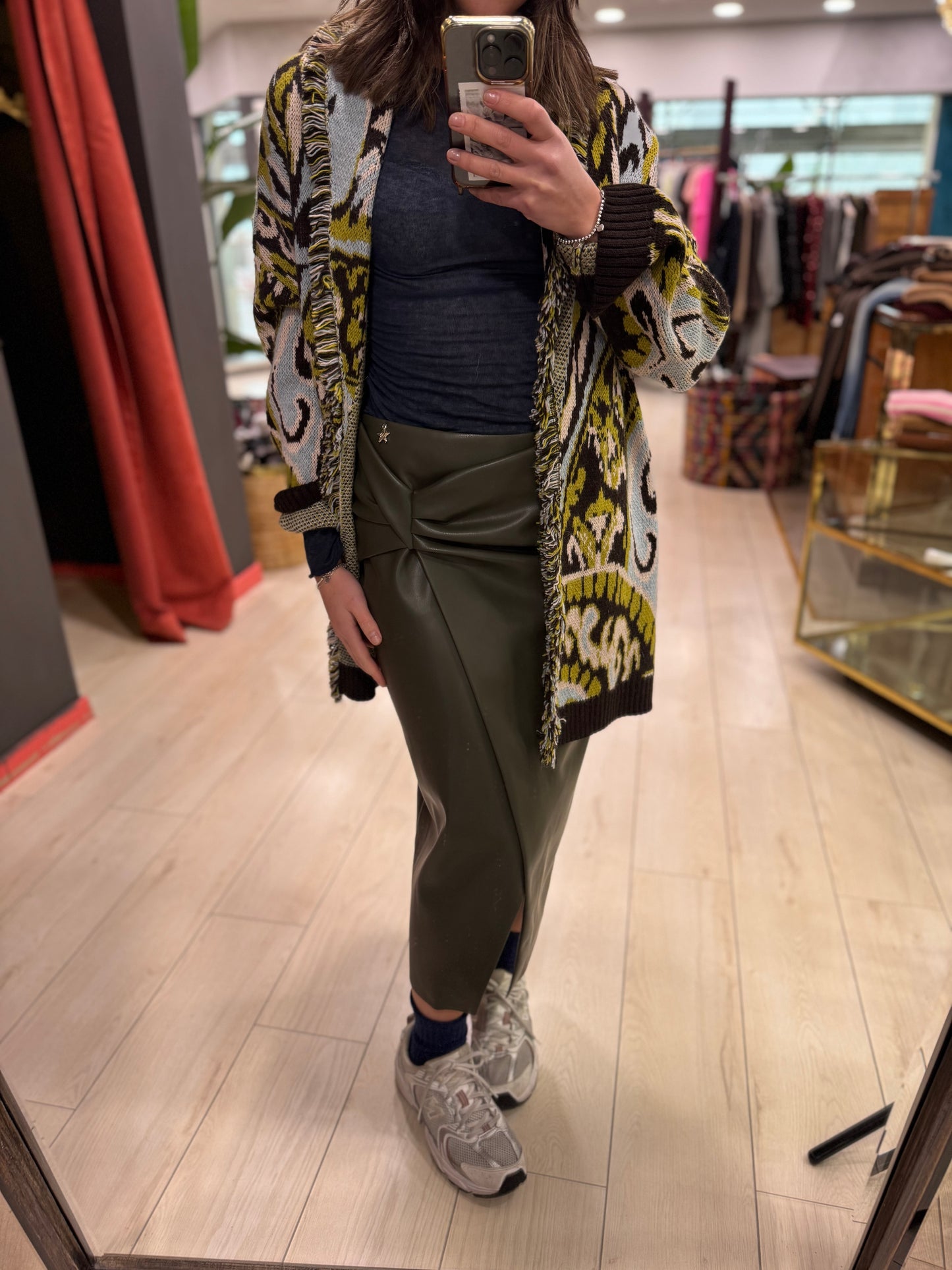 GONNA ECOPELLE CON RIPRESA SOUVENIR