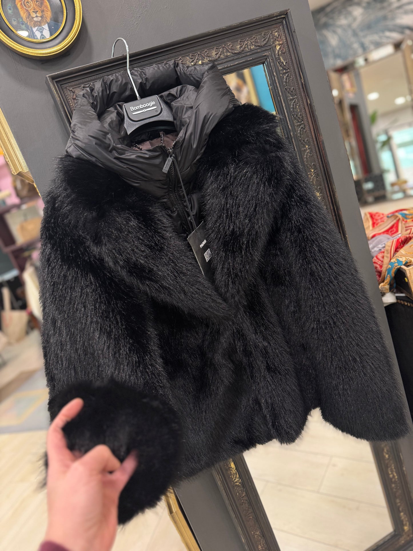 ECOPELLICCIA CON CAPPUCCIO BOMBOOGIE