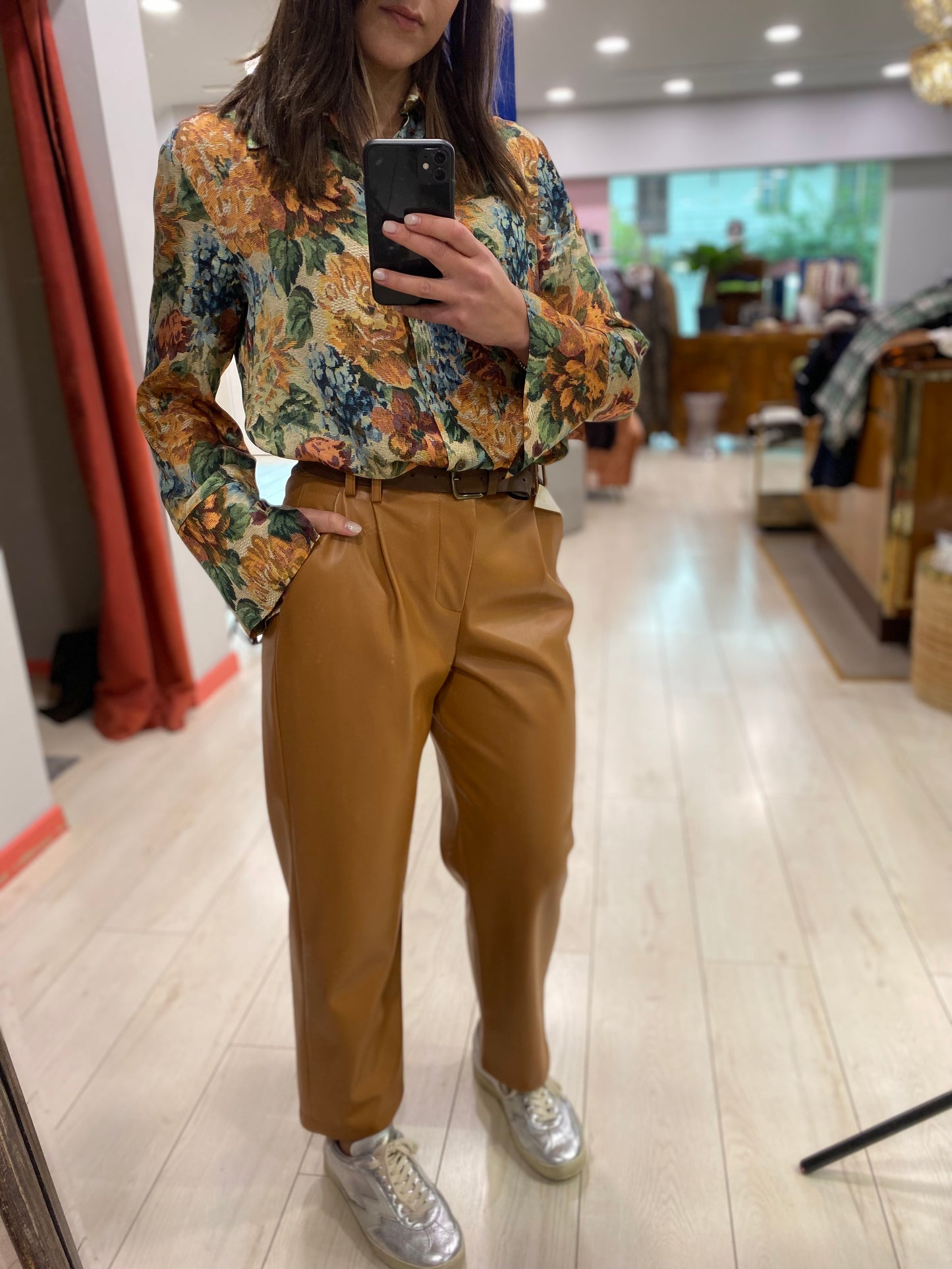 PANTALONI ECOPELLE TENSIONEIN