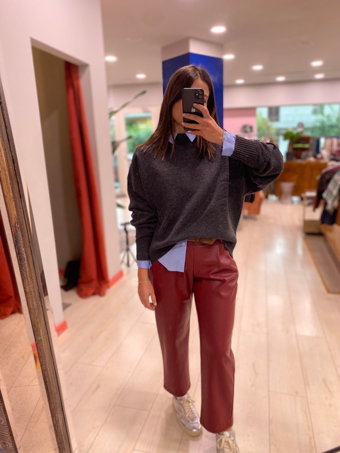 PANTALONI ECOPELLE TENSIONEIN