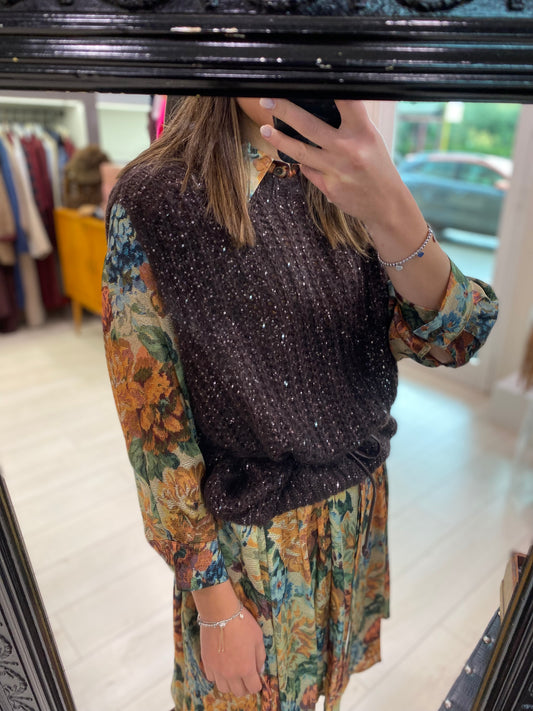 GILET CON PAILLETTES TENSIONEIN