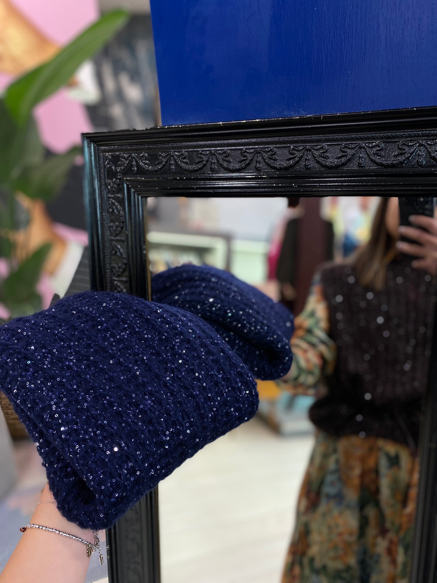 GILET CON PAILLETTES TENSIONEIN