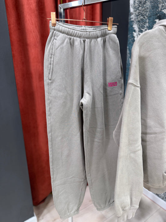 PANTALONE FELPA CON POLSINO AMERICANVINTAGE