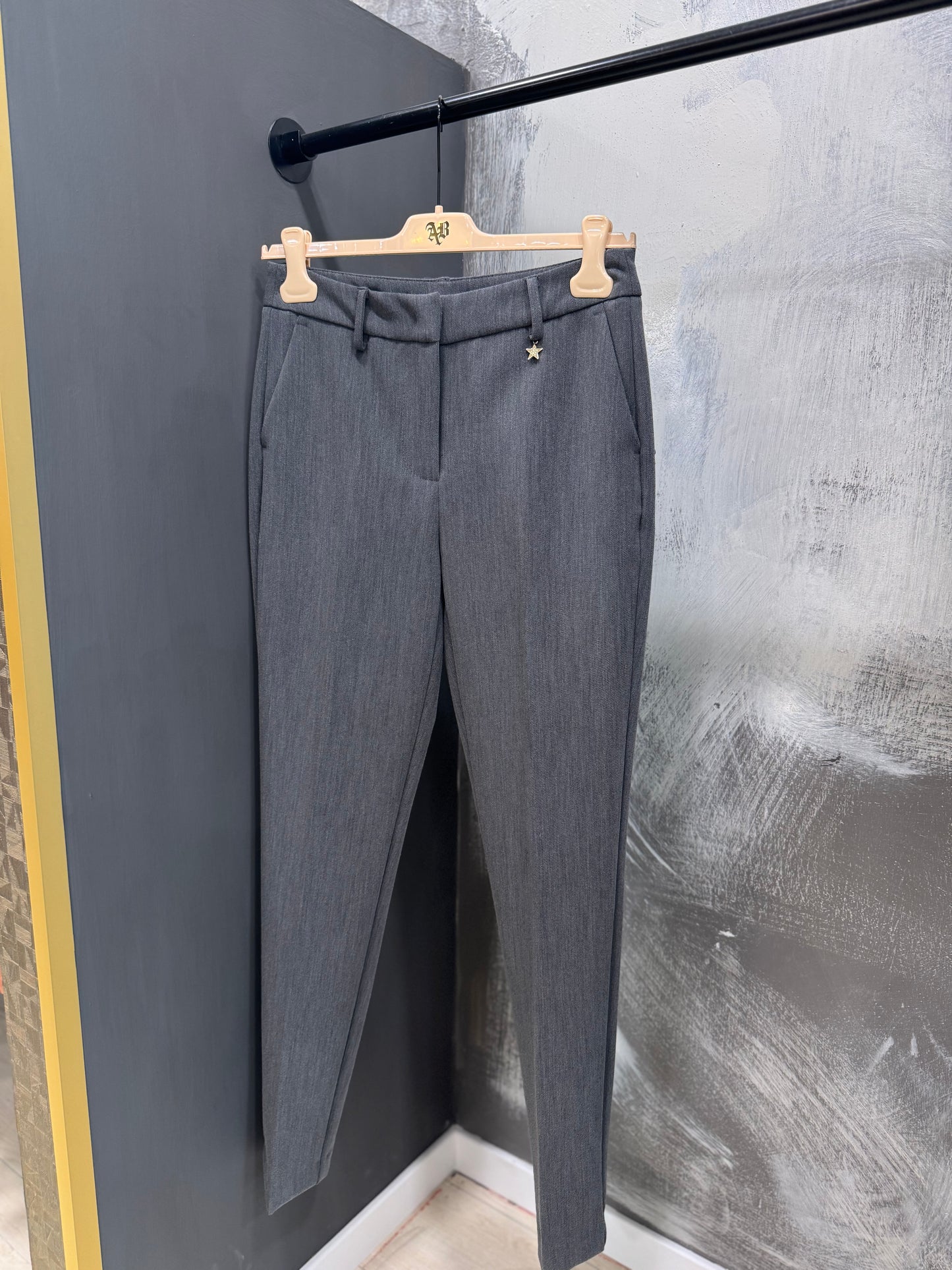 PANTALONE A SIGARETTA GRIGIO SOUVENIR