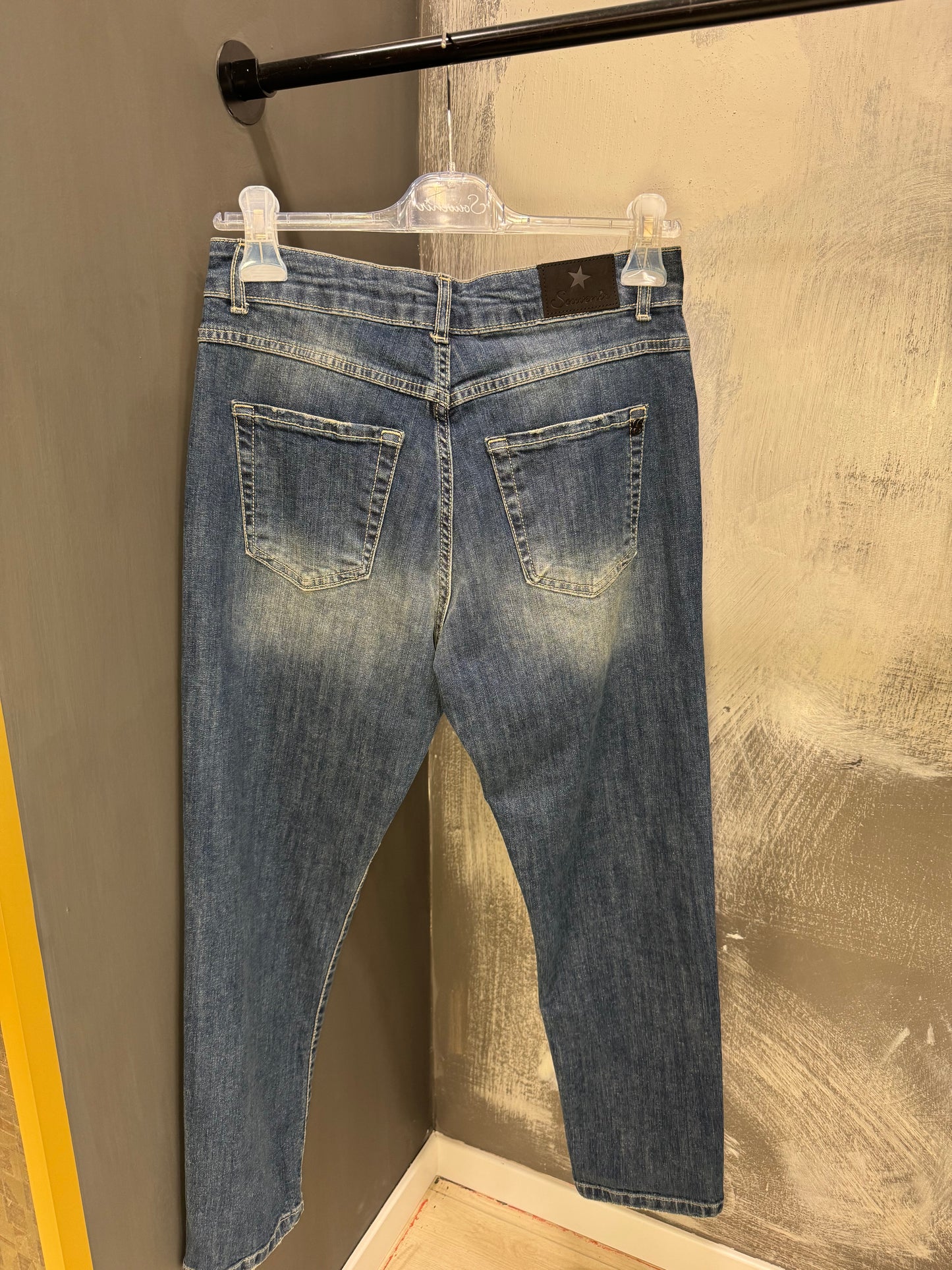 JEANS DRITTI ALLA CAVIGLIA SOUVENIR