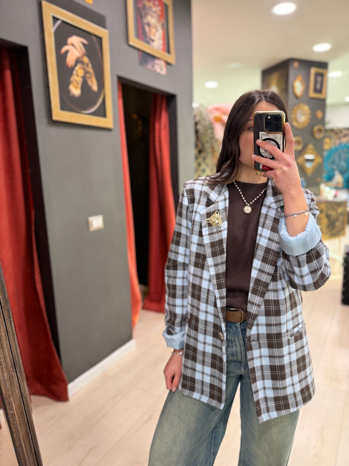 GIACCA ELAN CHECK DON’T WAIT