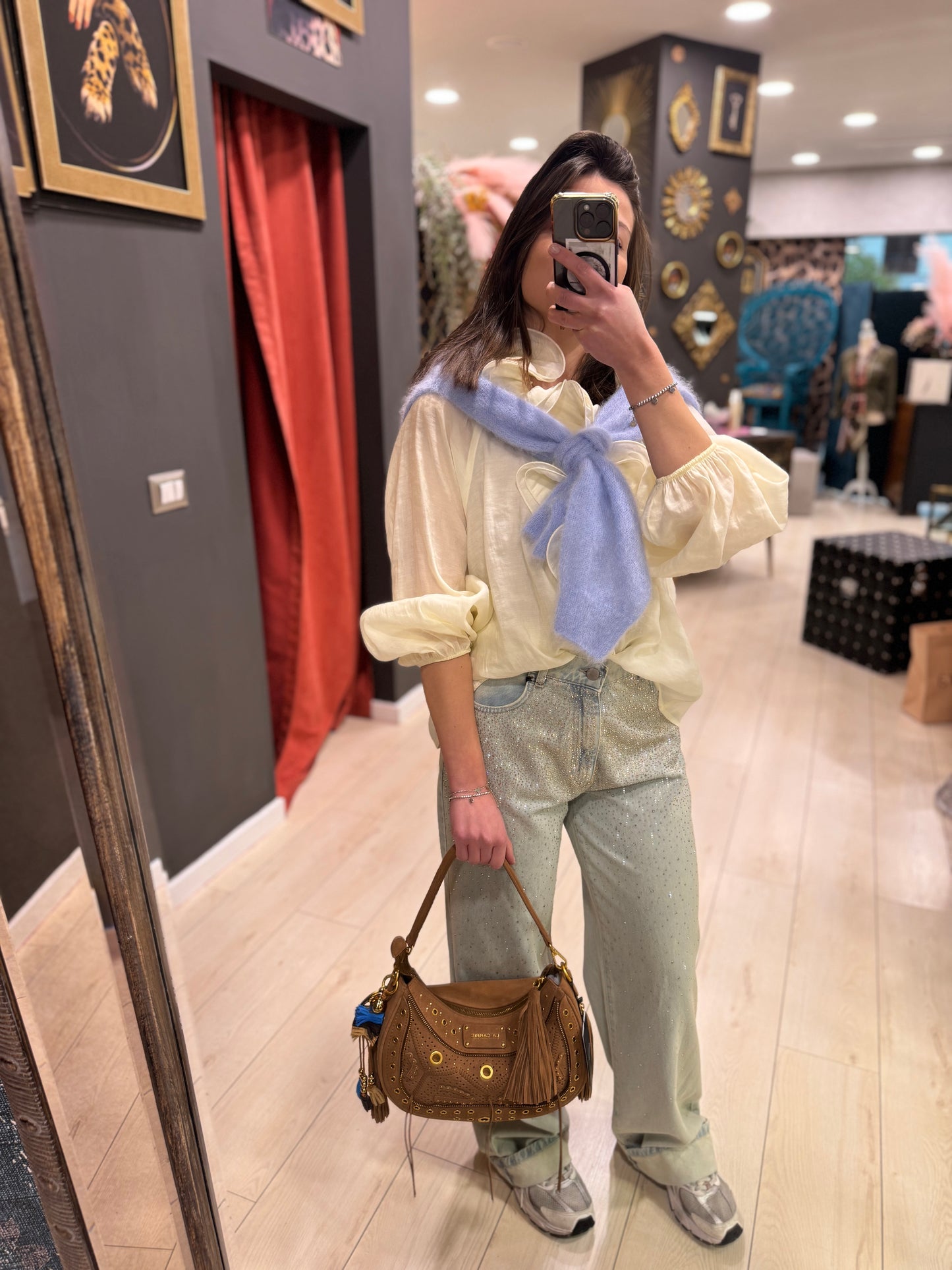 BORSA A SPALLA JUNGLE LACARRIE