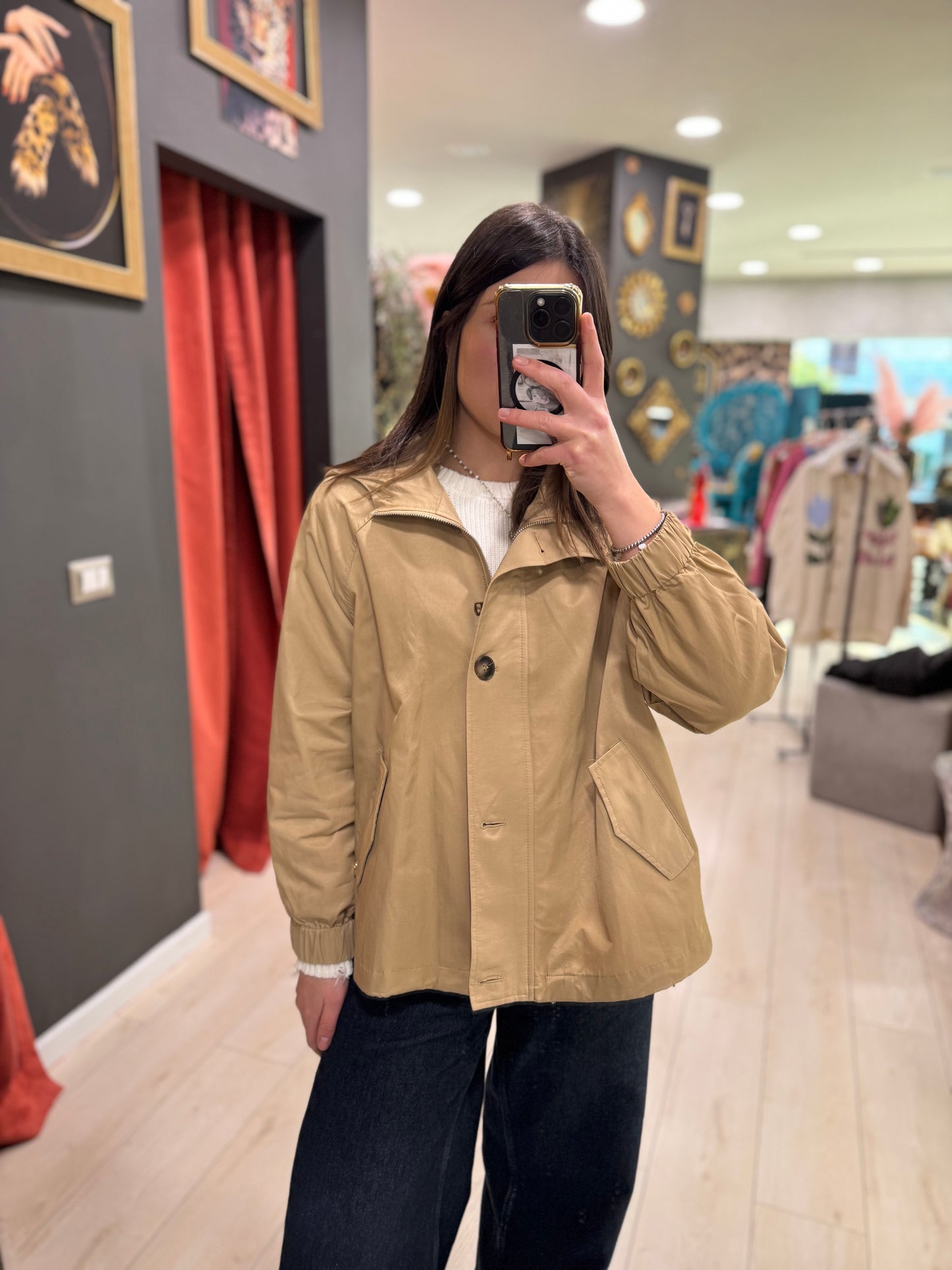 TRENCH CON CAPPUCCIO PHILIALOFT