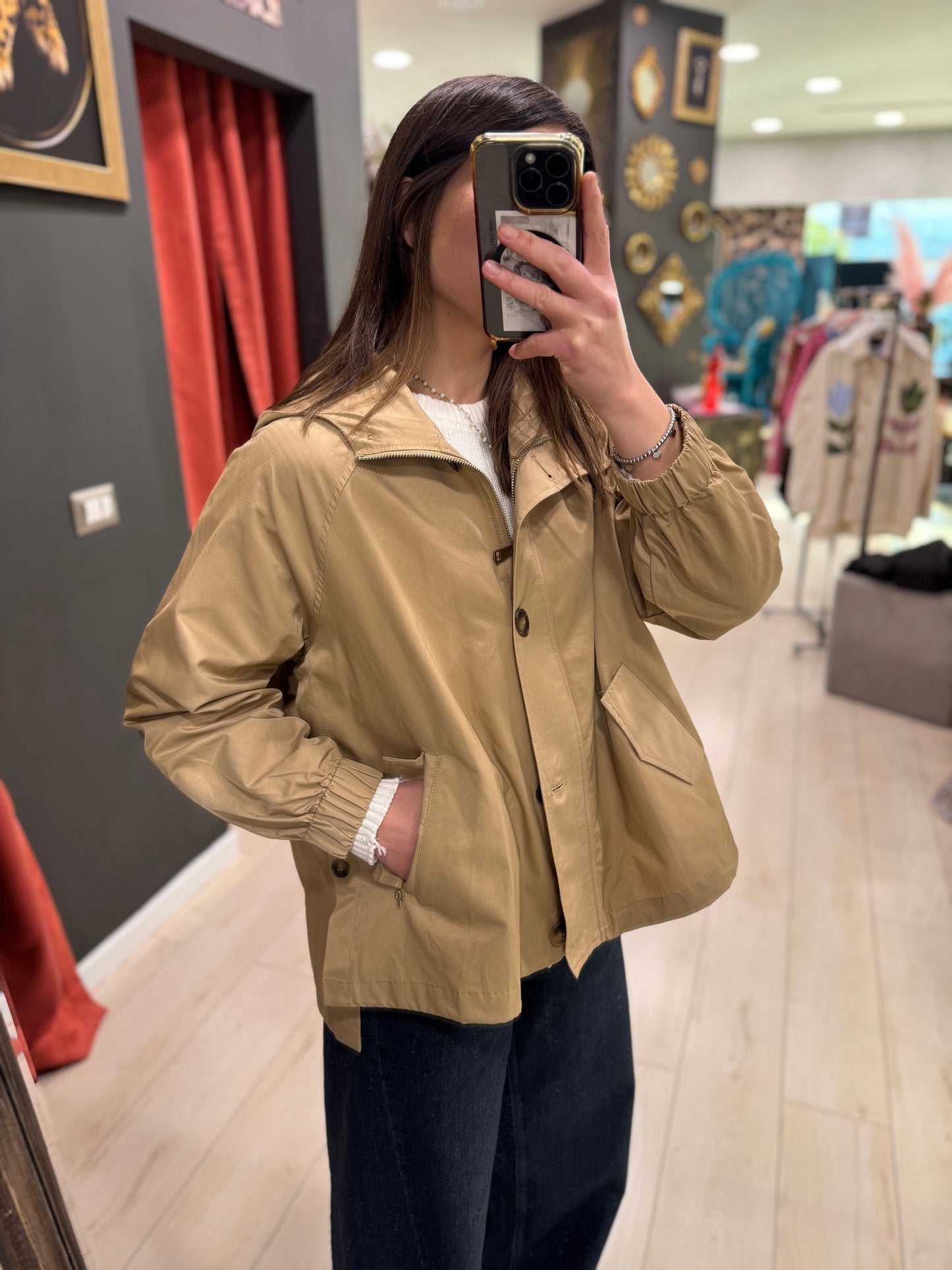 TRENCH CON CAPPUCCIO PHILIALOFT
