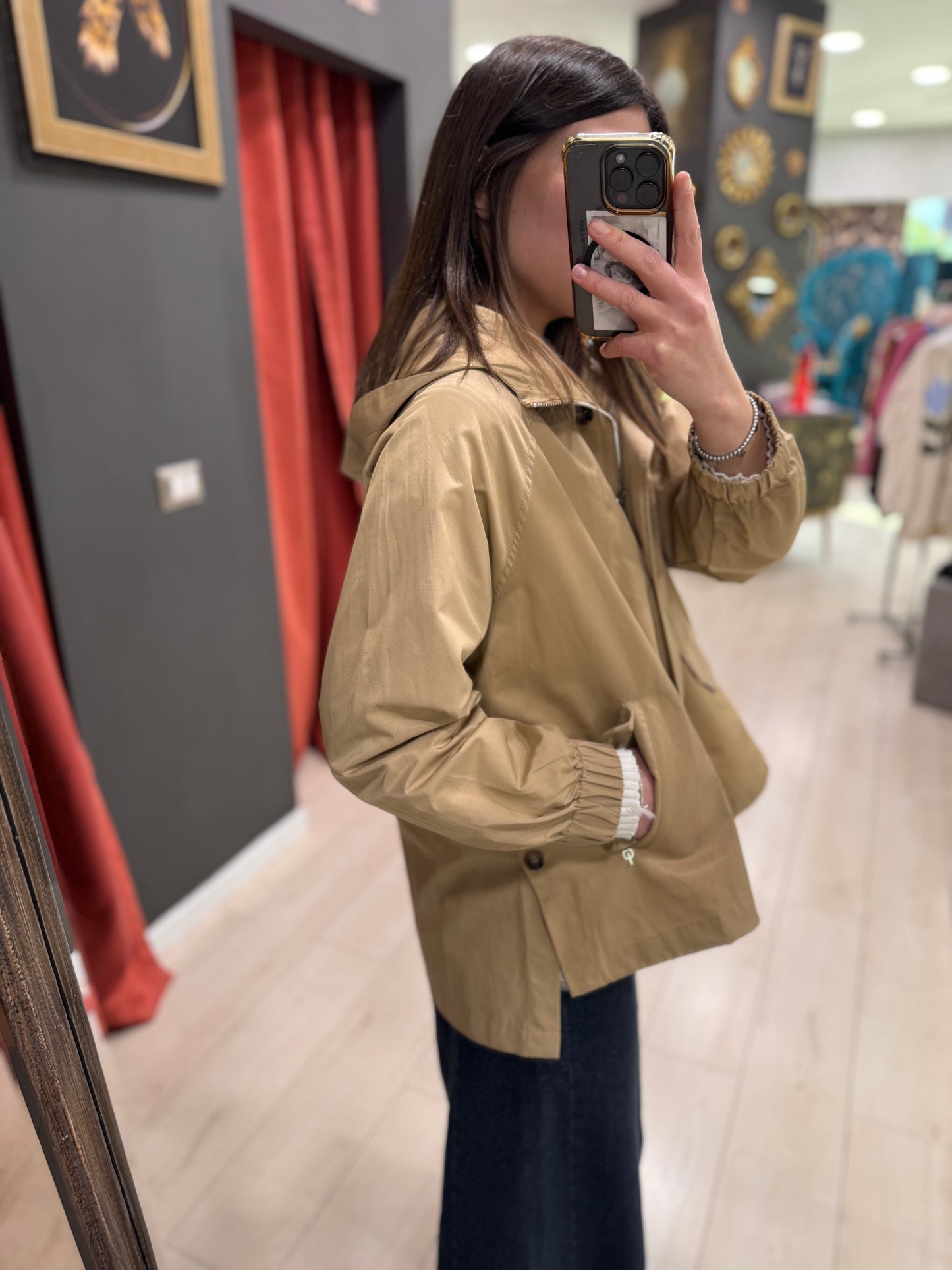 TRENCH CON CAPPUCCIO PHILIALOFT