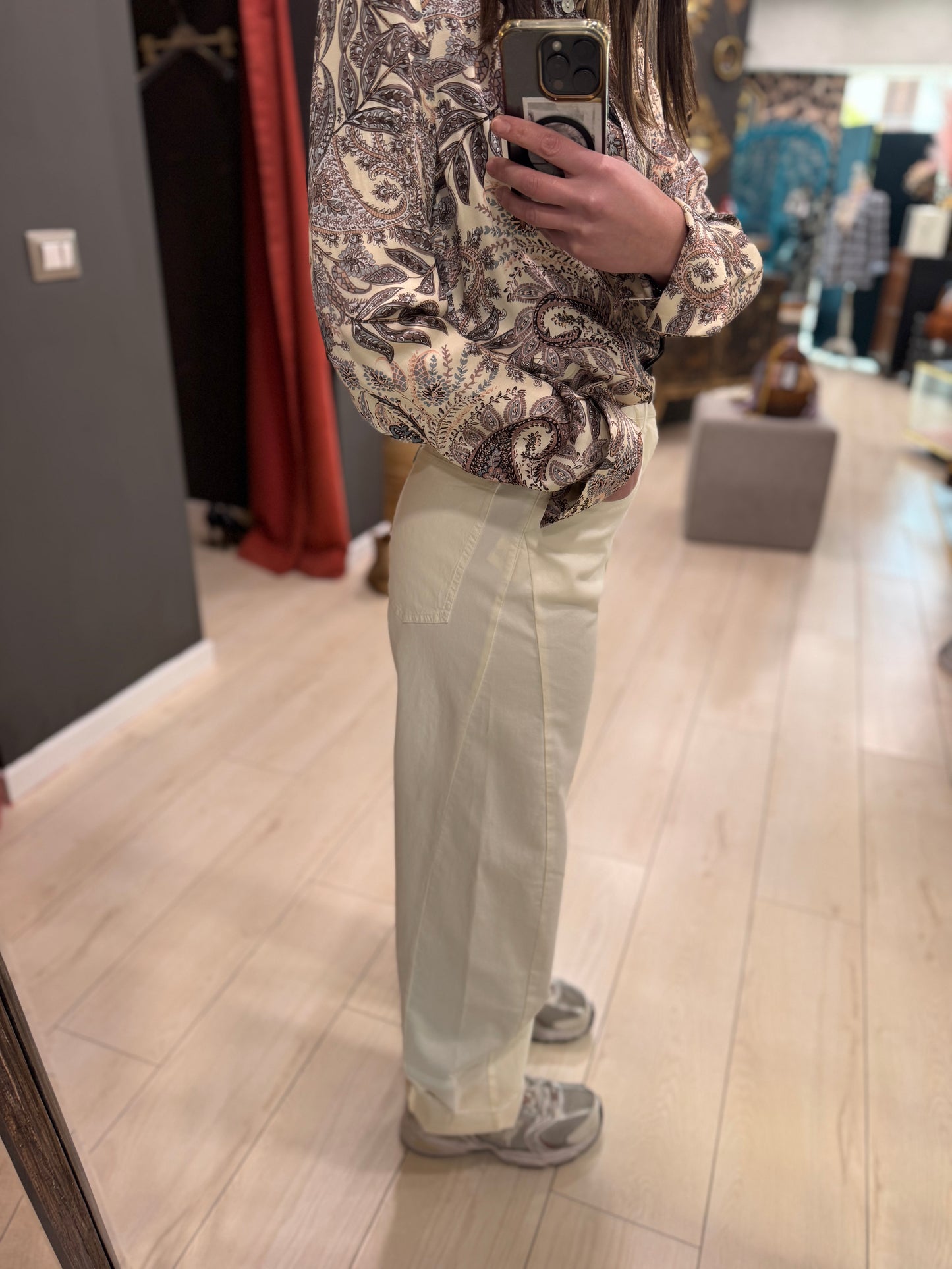 PANTALONI BARREL IN BULL SOALLURE