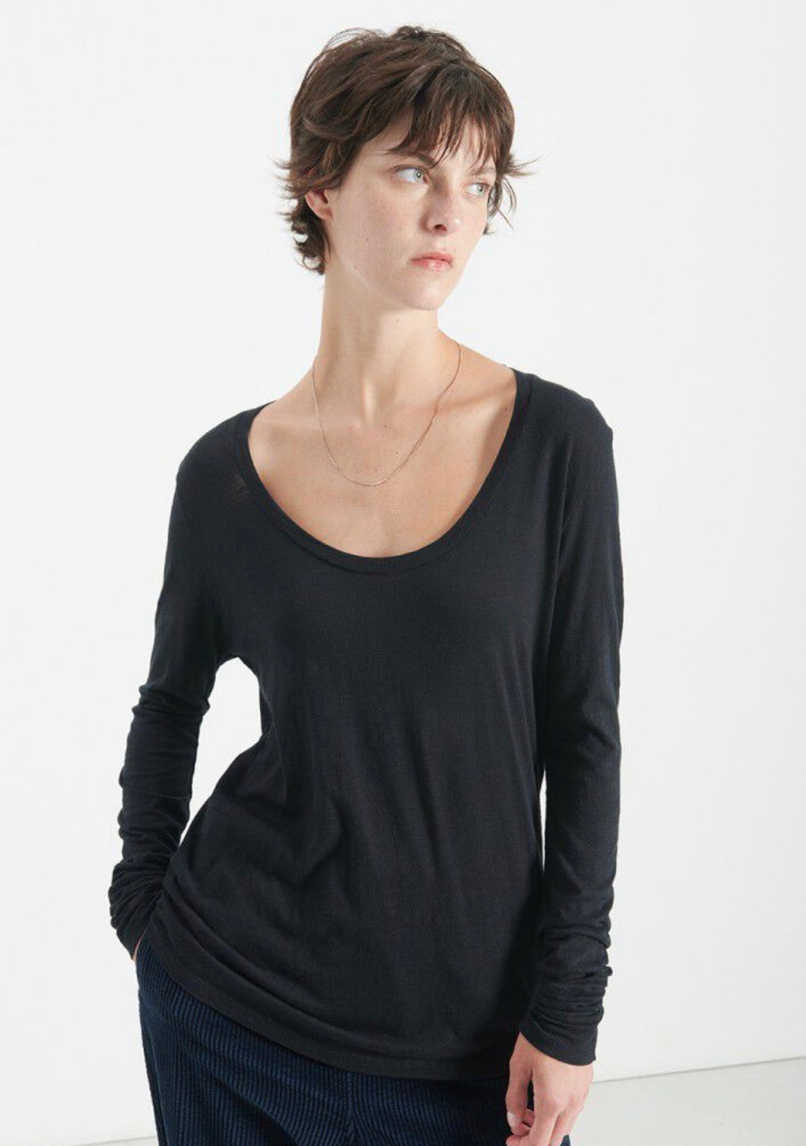 TSHIRT SCOLLO TONDO JACKSONVILLE MANICA LUNGA AMERICANVINTAGE