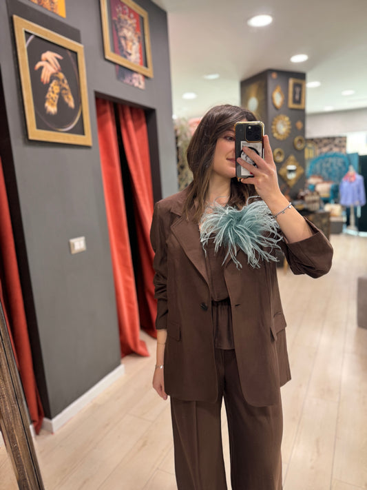 GIACCA MONOPETTO IN VISCOSA SOALLURE