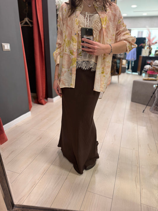 GONNA IN VISCOSA CON SPACCHI SOALLURE