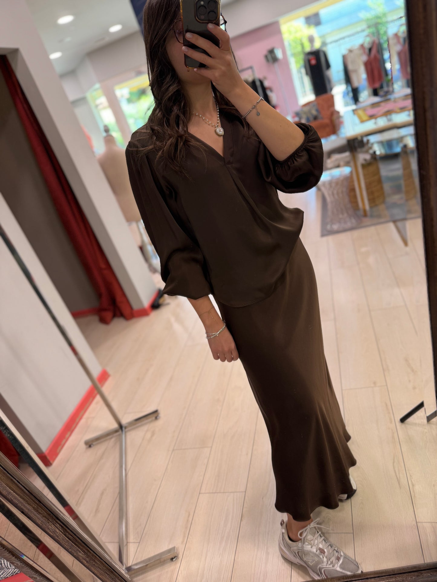 BLUSA MANICA LUNGA VISCOSA HAVEONE