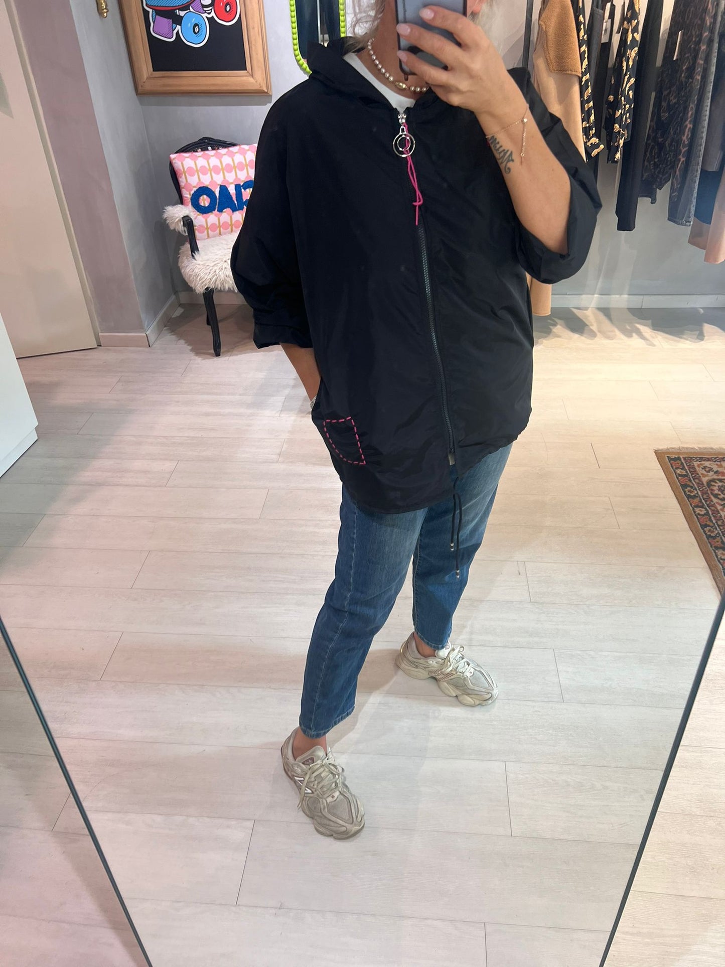 IMPERMEABILE CON CAPPUCCIO DONTWAIT