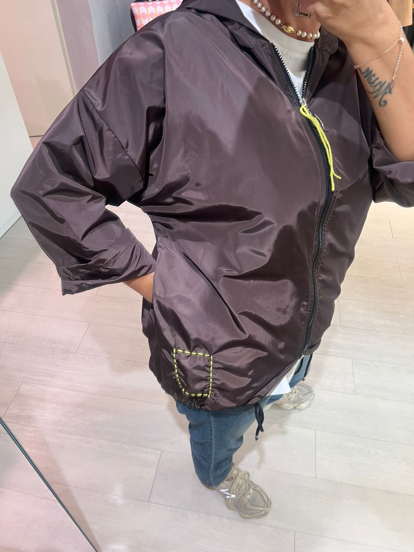 IMPERMEABILE CON CAPPUCCIO DONTWAIT